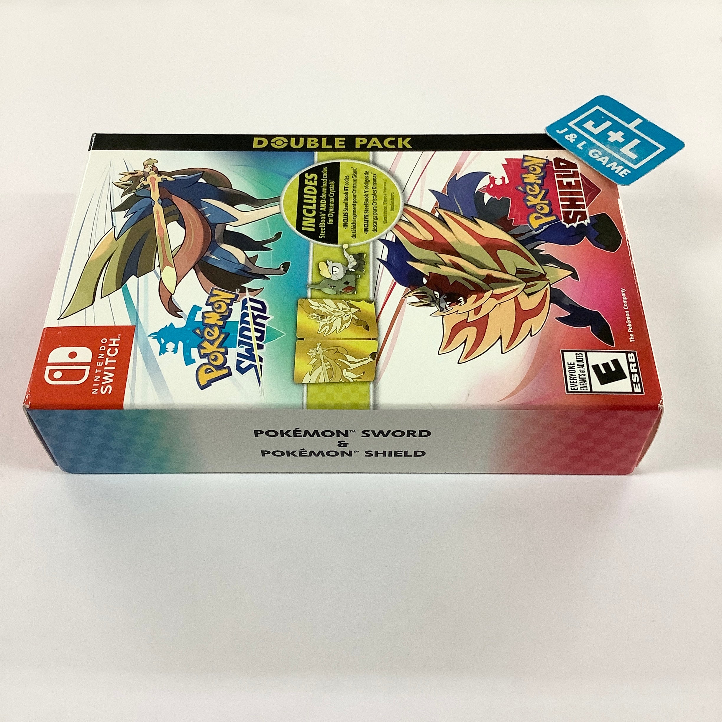 Pokemon Sword and Shield Double Pack (Steelbook Edition) - (NSW) Nintendo Switch Video Games Nintendo   
