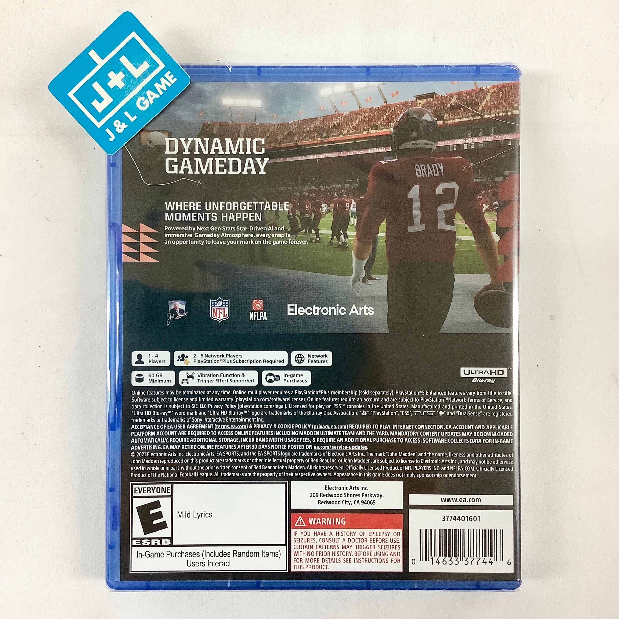 Madden NFL 22 - (PS5) PlayStation 5 Video Games Electronic Arts   