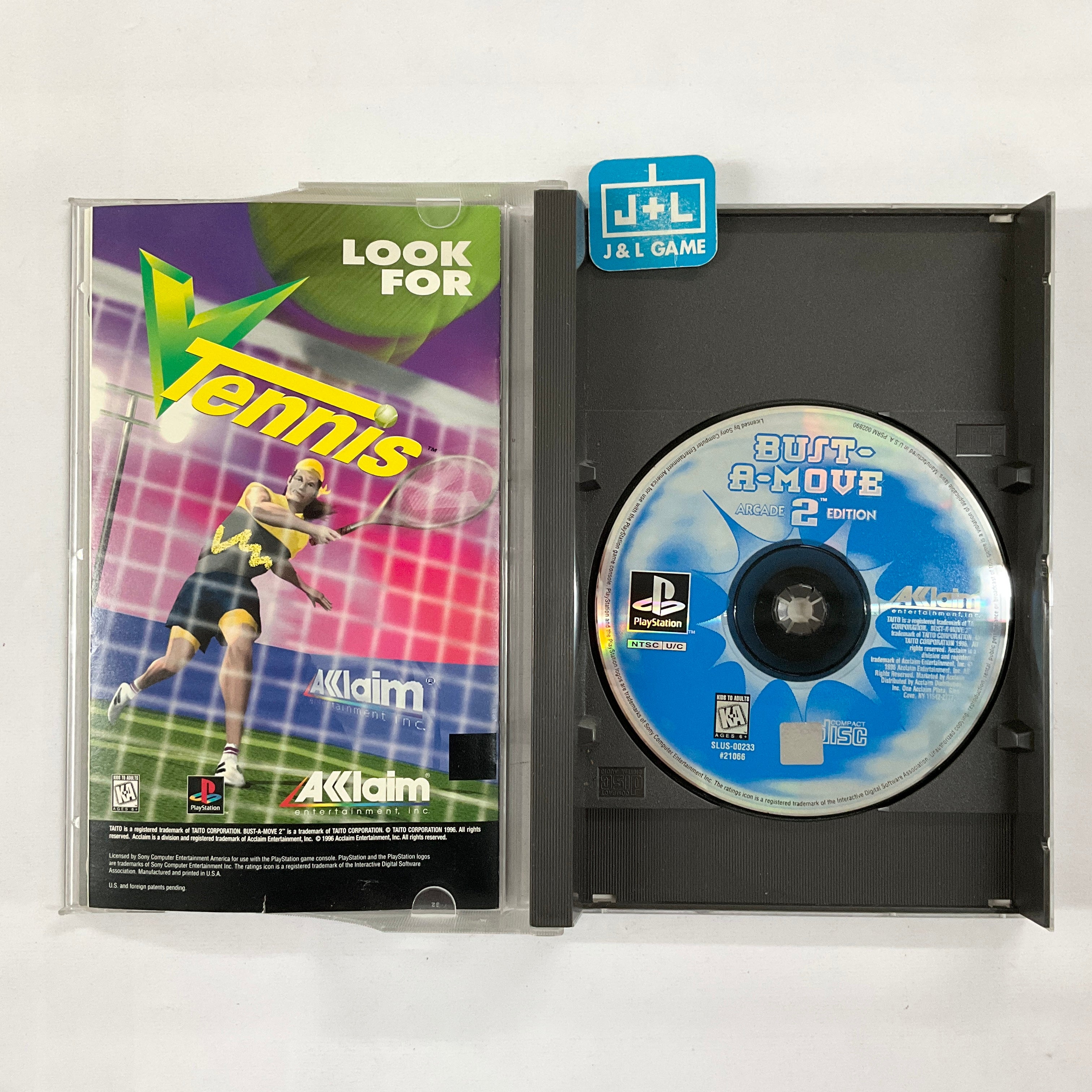 Bust-A-Move 2 Arcade Edition (Long Box) - (PS1) PlayStation 1 [Pre-Owned] Video Games Acclaim   