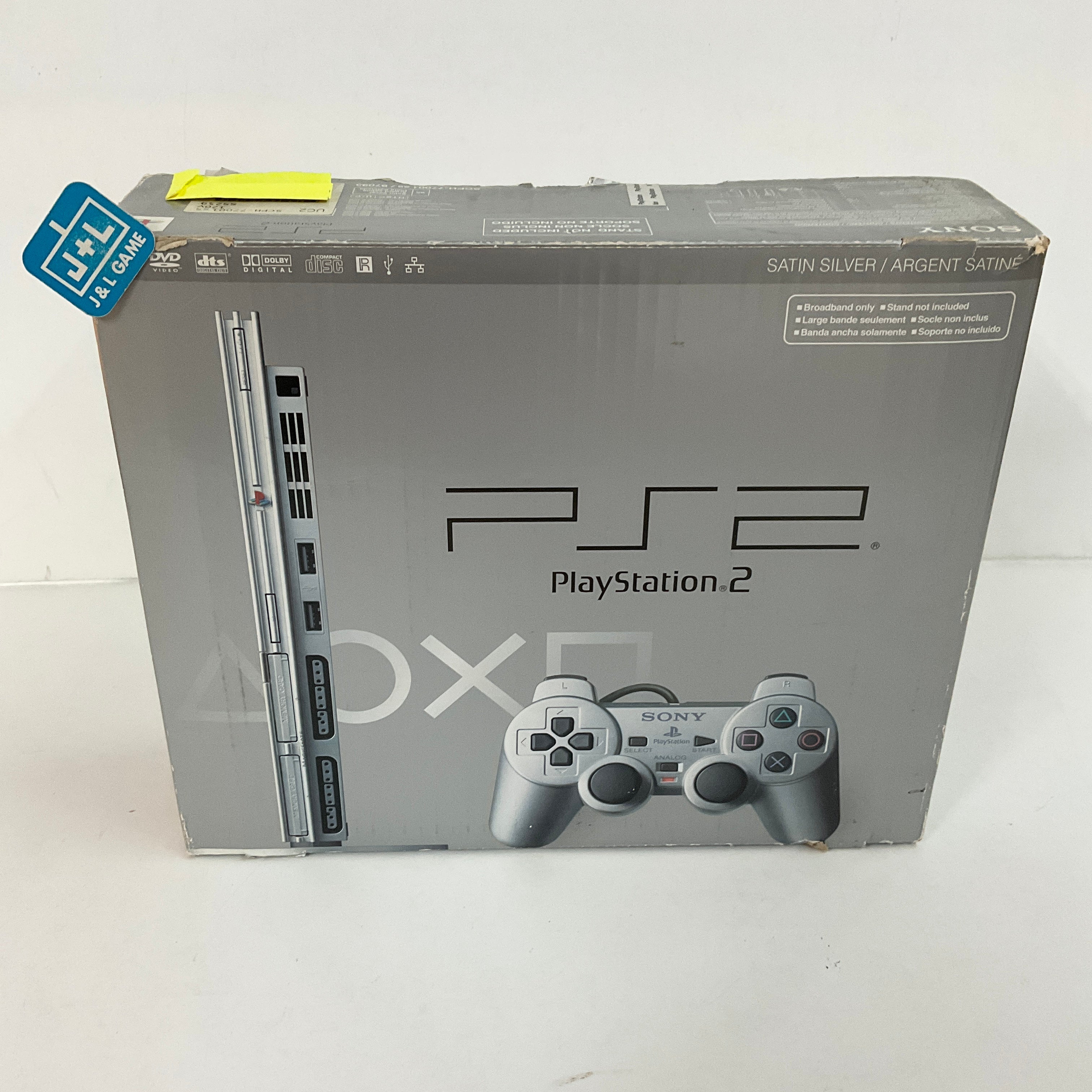 Sony PlayStation 2 Slim Console (Silver) - (PS2) PlayStation 2 [Pre-Owned] Consoles Sony   