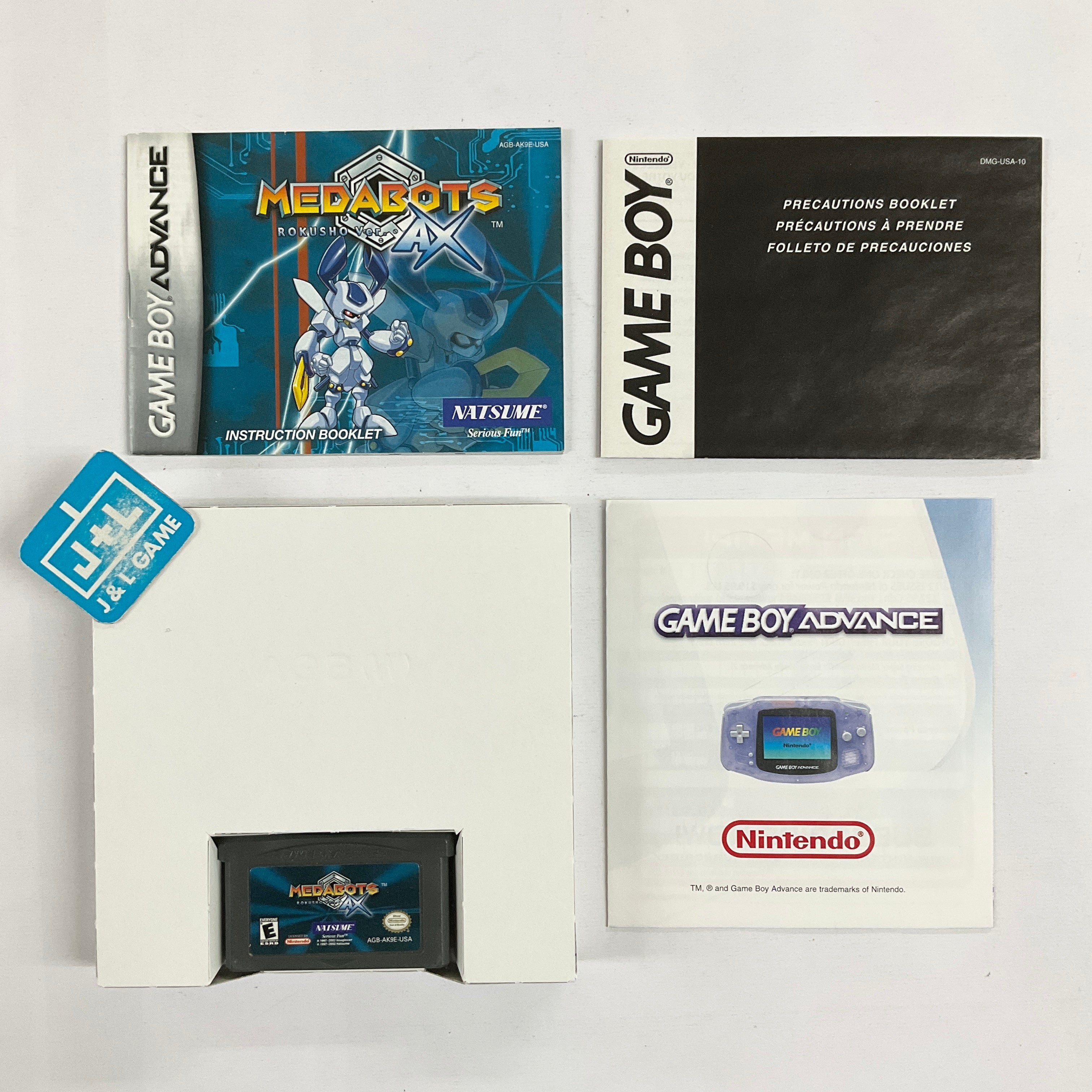 Medabots AX: Rokusho Ver. - (GBA) Game Boy Advance [Pre-Owned] Video Games Natsume   