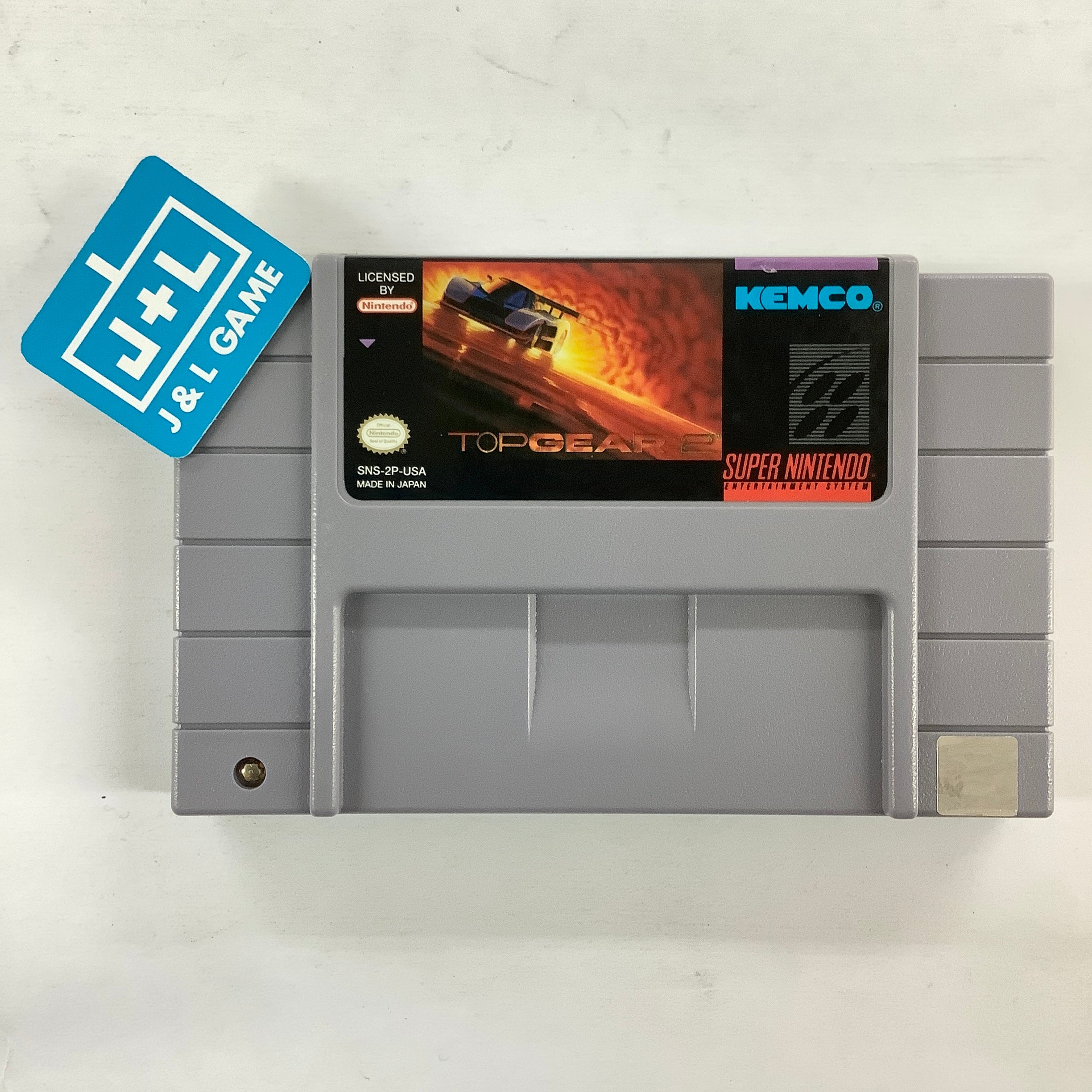 Top Gear 2 - (SNES) Super Nintendo [Pre-Owned] Video Games Kemco   