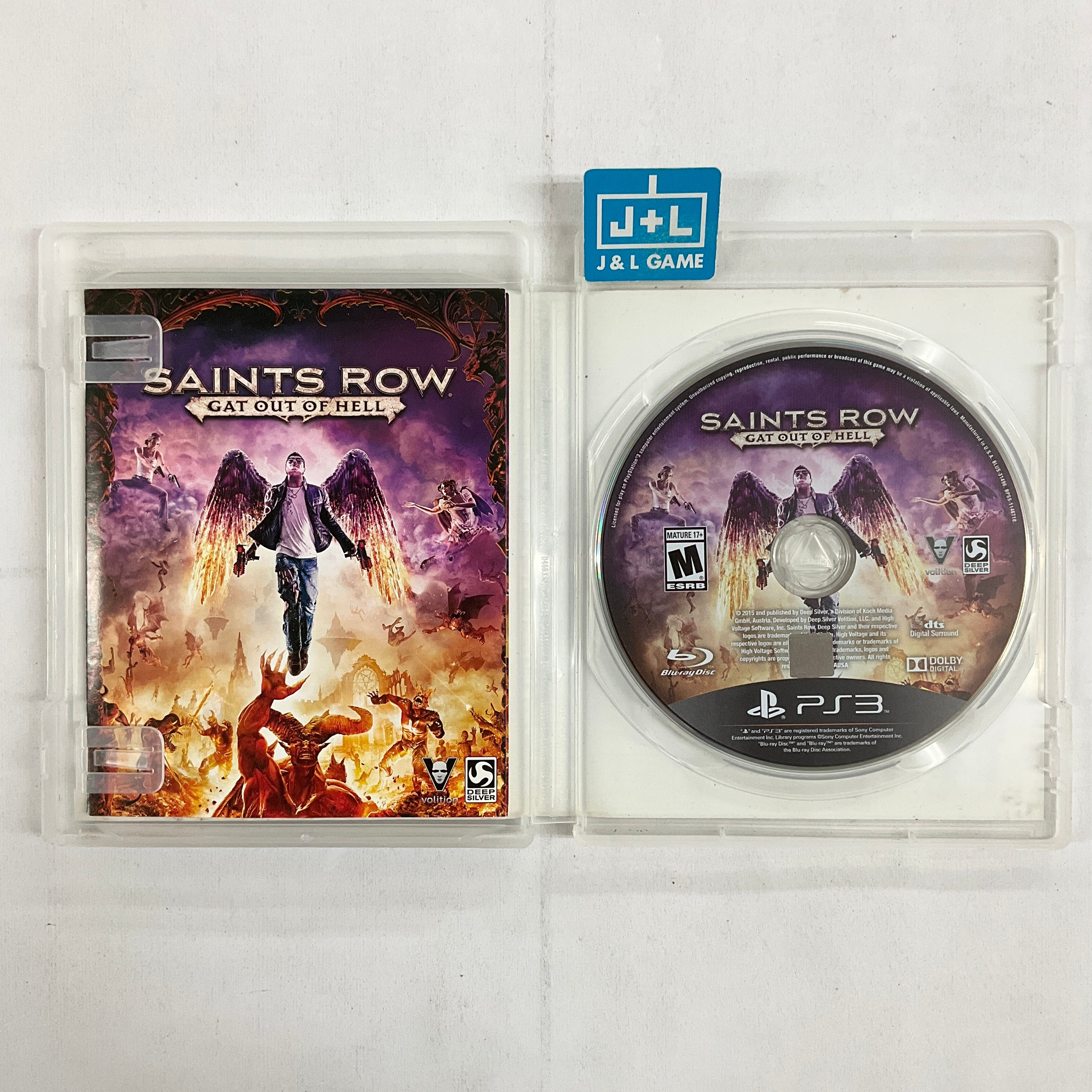 Saints Row: Gat Out of Hell - (PS3) Playstation 3 [Pre-Owned] Video Games Deep Silver   