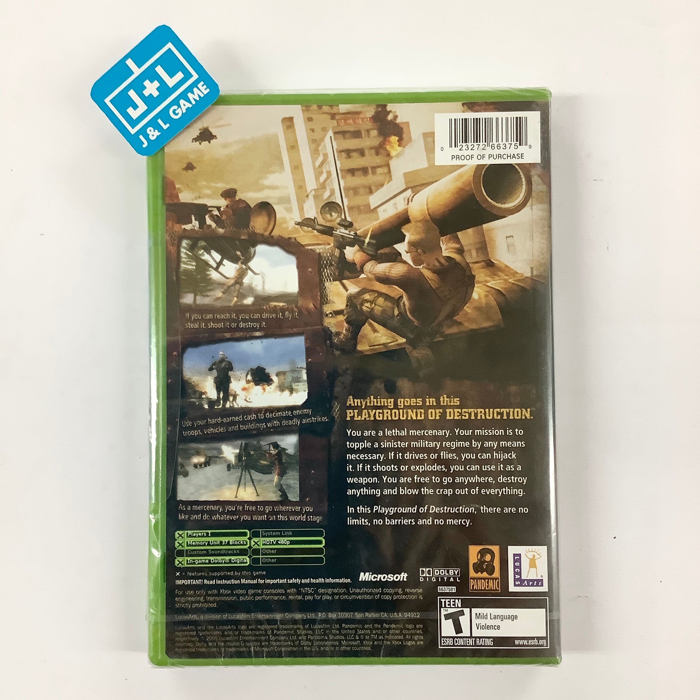 Mercenaries: Playground of Destruction - (XB) Xbox Video Games LucasArts   