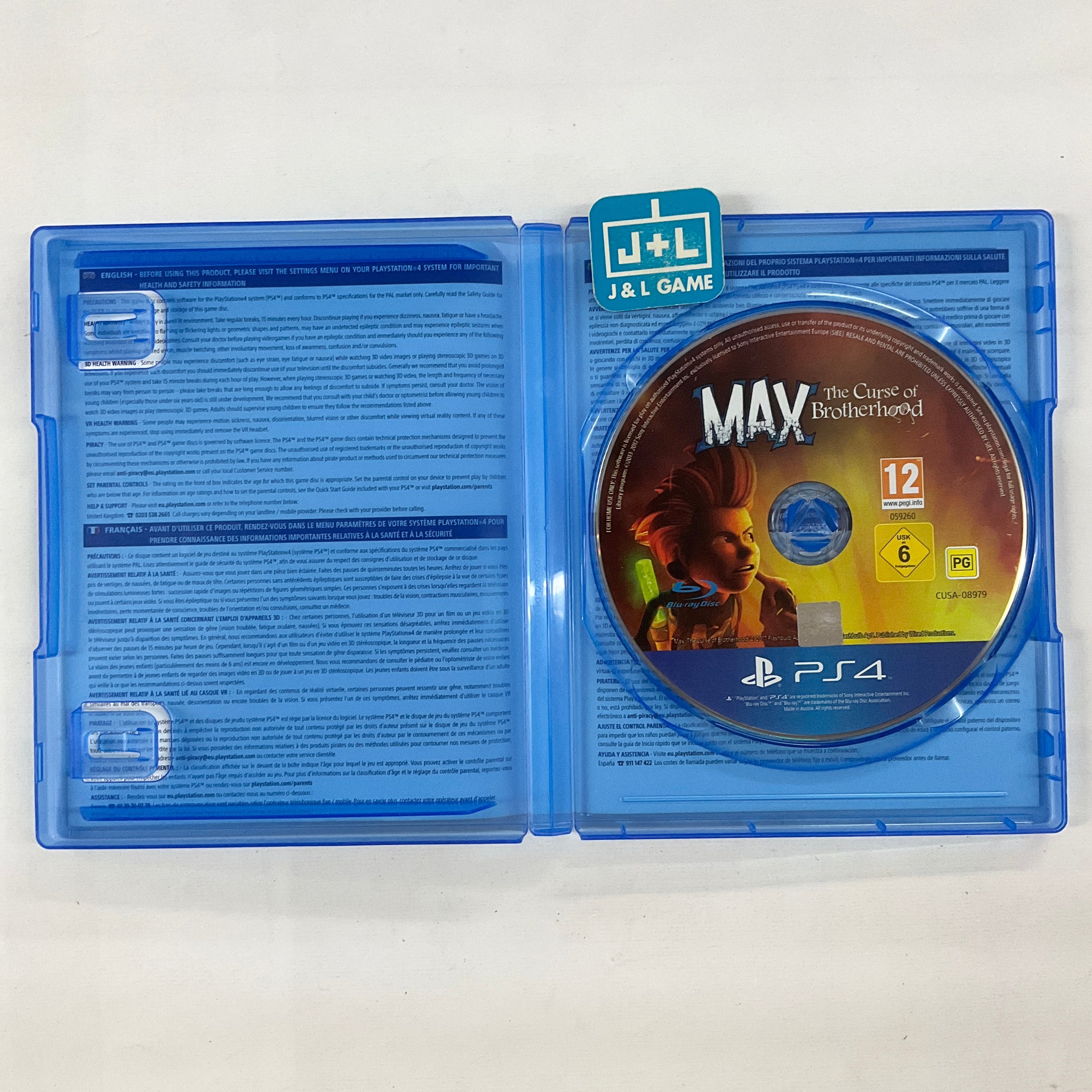 Max The Curse of Brotherhood - (PS4) Playstation 4 [Pre-Owned] (European Import) Video Games Wired Productions   