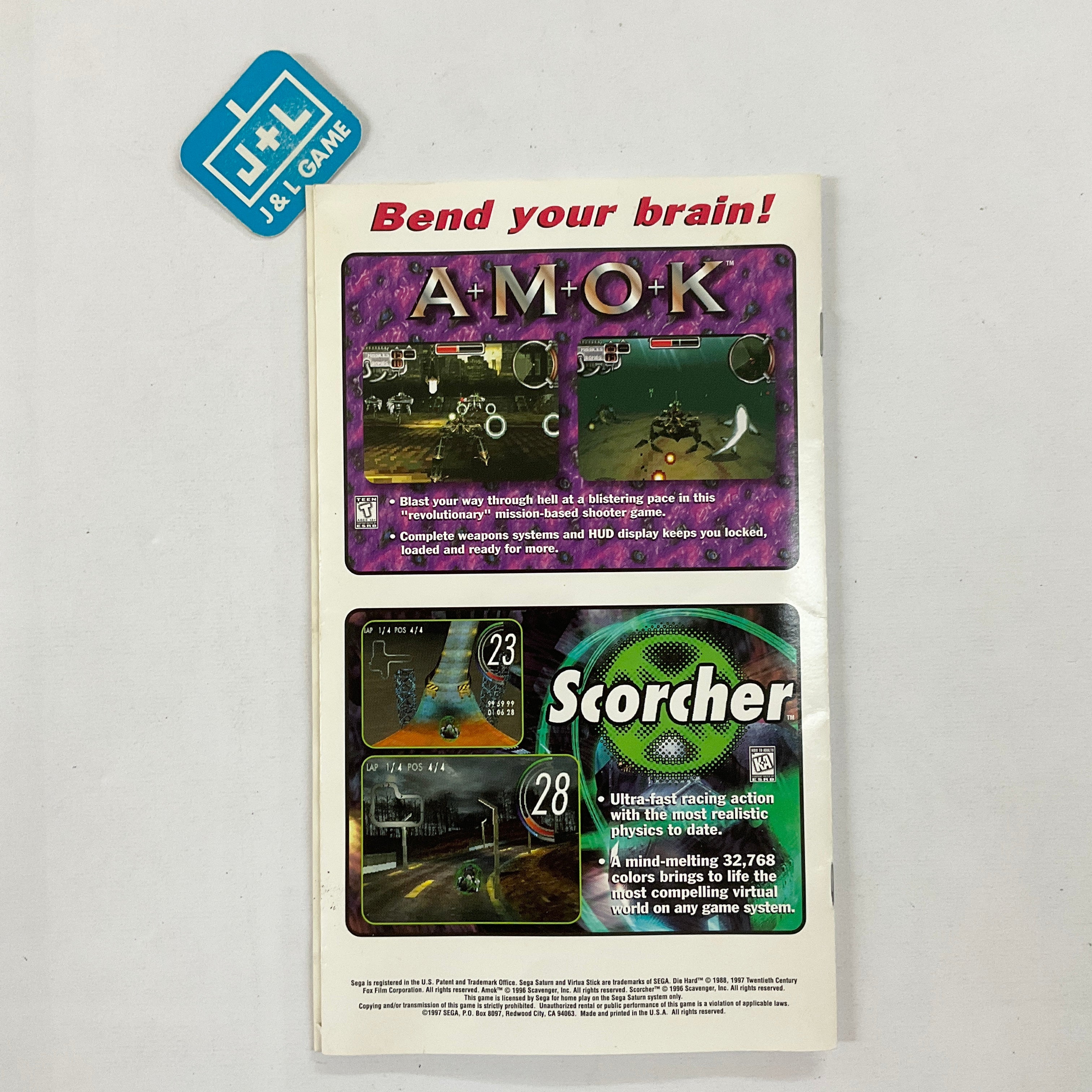 Die Hard Arcade - (SS) SEGA Saturn [Pre-Owned] Video Games Sega   