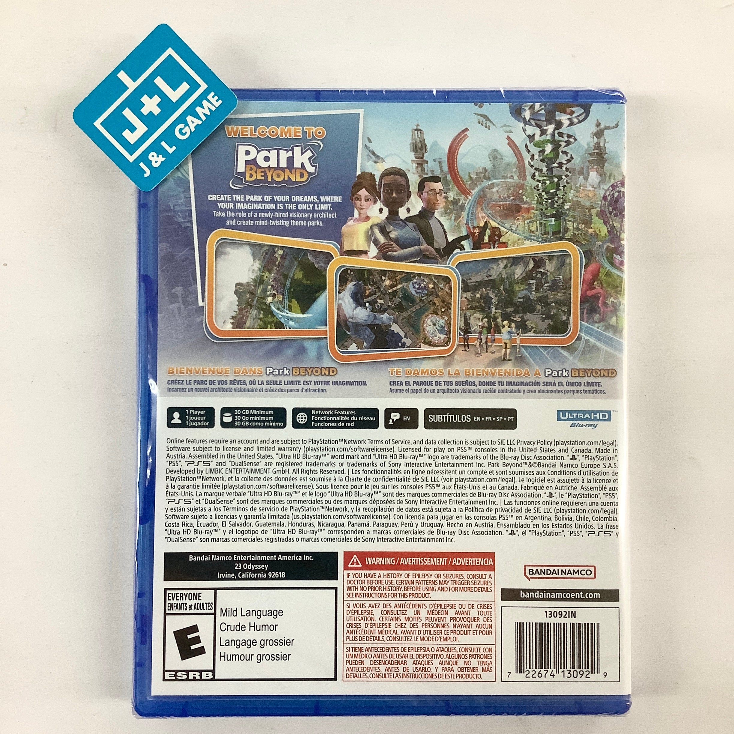 Park Beyond - (PS5) PlayStation 5 Video Games BANDAI NAMCO Entertainment   