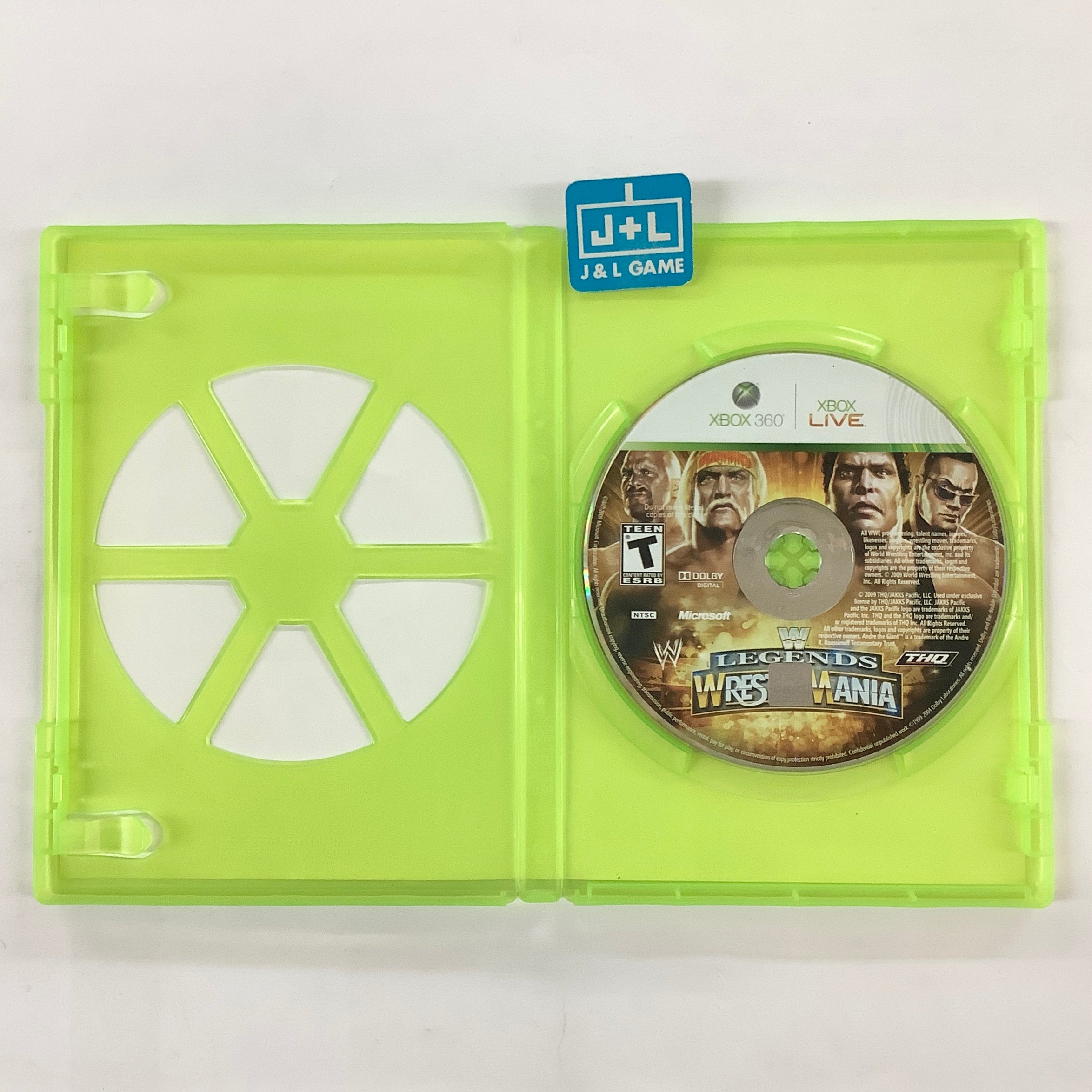 WWE Legends of WrestleMania - Xbox 360 [Pre-Owned] Video Games THQ   