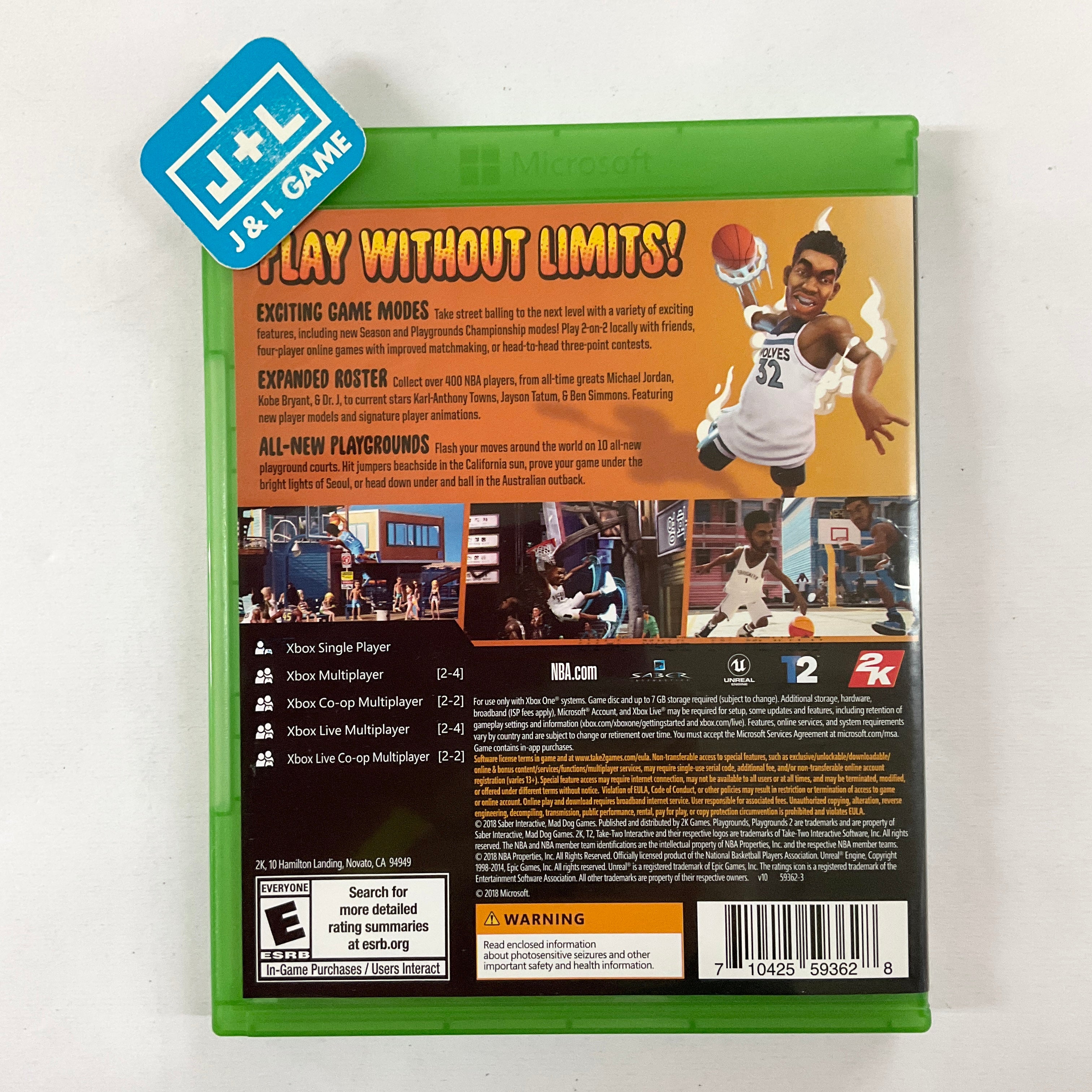 NBA 2K Playgrounds 2 - (XB1) Xbox One [Pre-Owned] | J&L Game