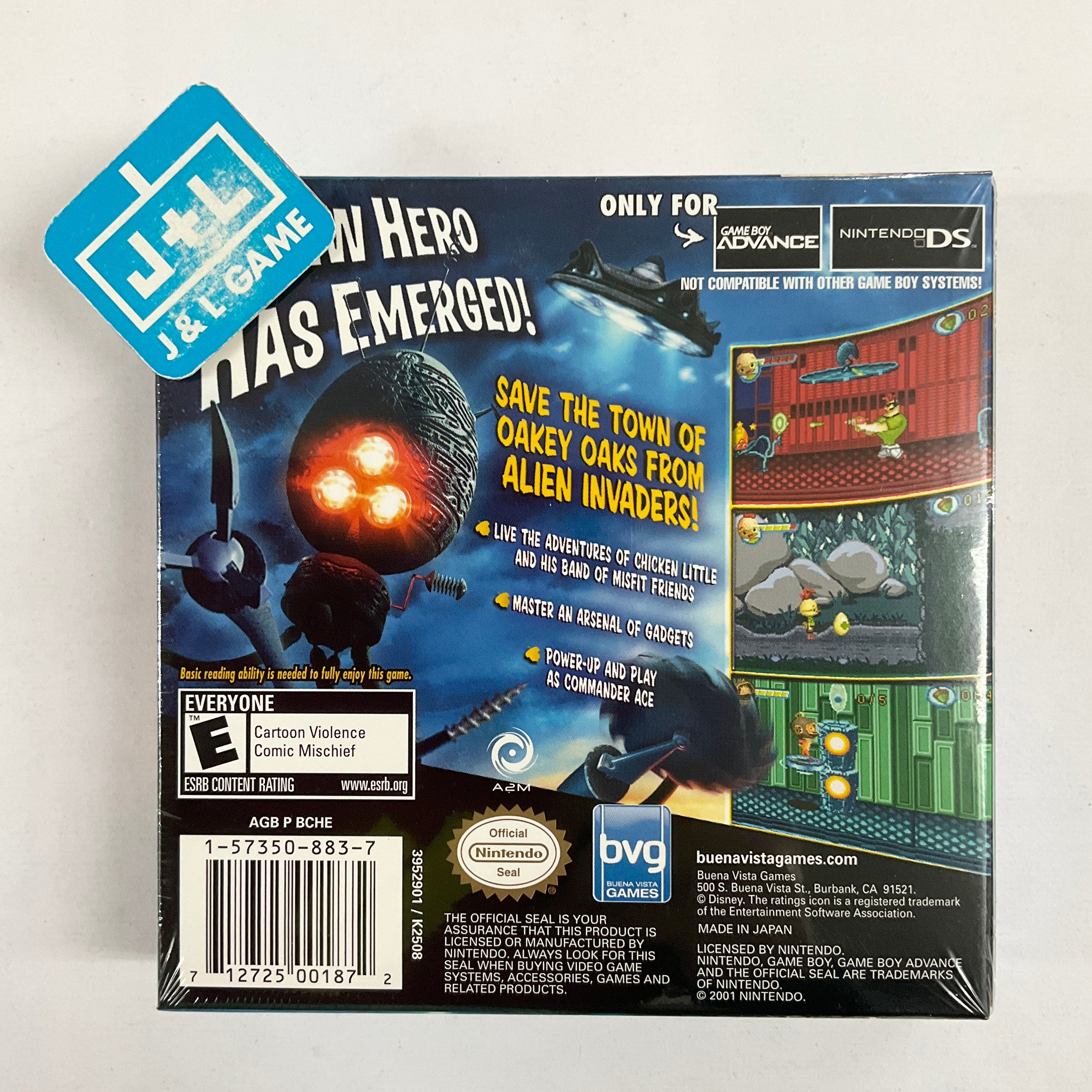 Disney's Chicken Little - (GBA) Game Boy Advance Video Games Buena Vista Games   