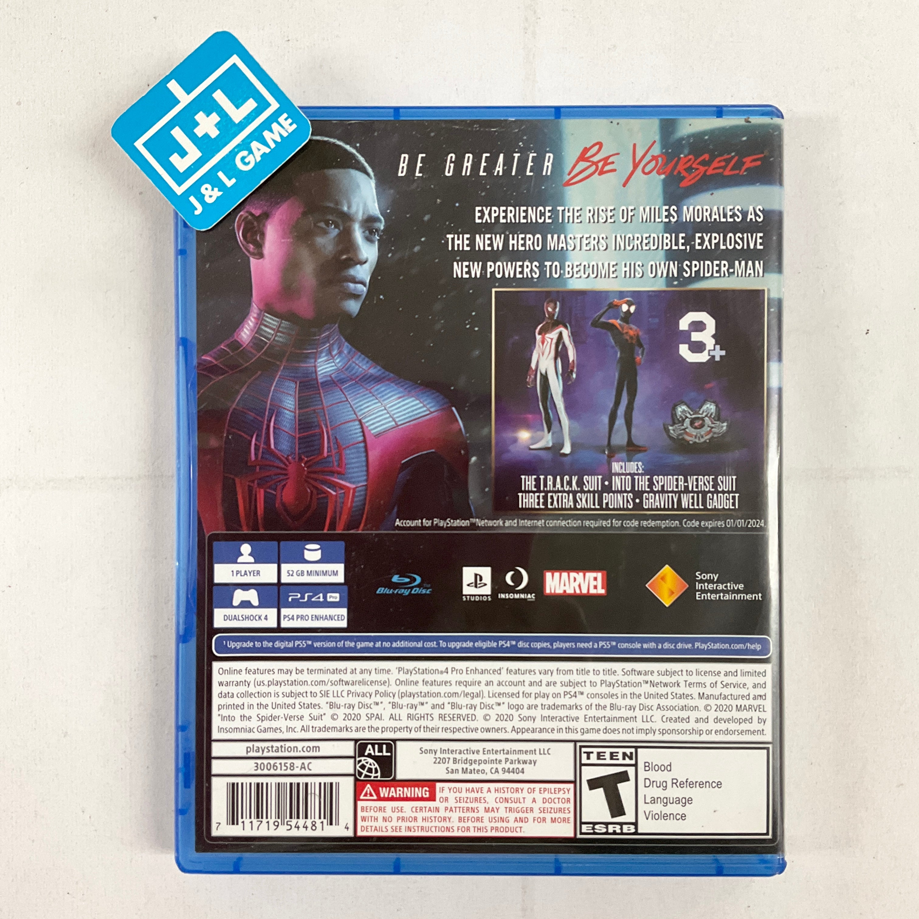 Marvel's Spider-Man: Miles Morales (Launch Edition) - (PS4) PlayStation 4 [Pre-Owned] Video Games PlayStation