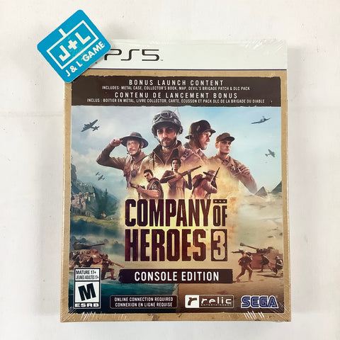 Company of Heroes 3: Console Launch Edition - (PS5) PlayStation 5 Video Games SEGA   