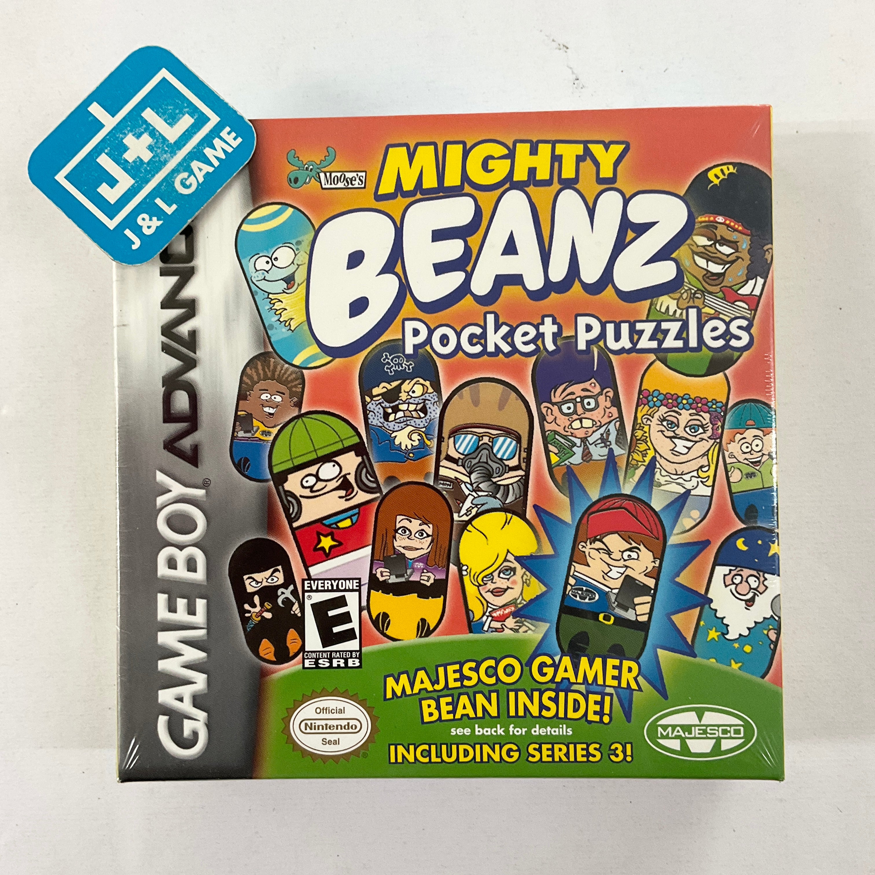 Mighty Beanz: Pocket Puzzles - (GBA) Game Boy Advance Video Games Majesco   