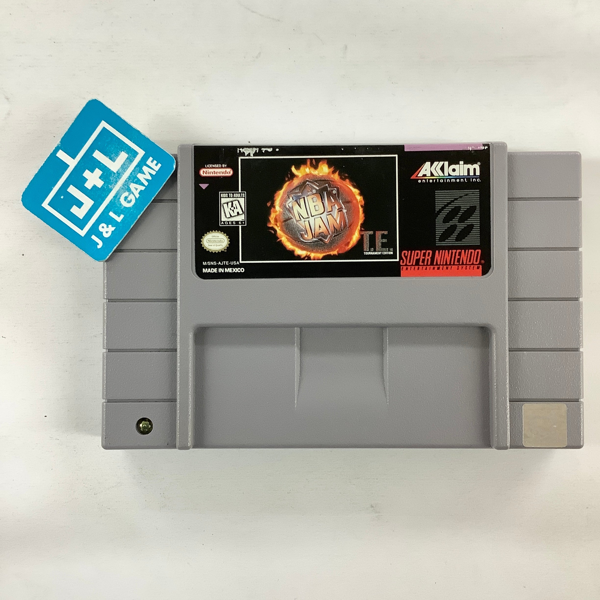 NBA Jam: Tournament Edition - (SNES) Super Nintendo [Pre-Owned] Video Games Acclaim   