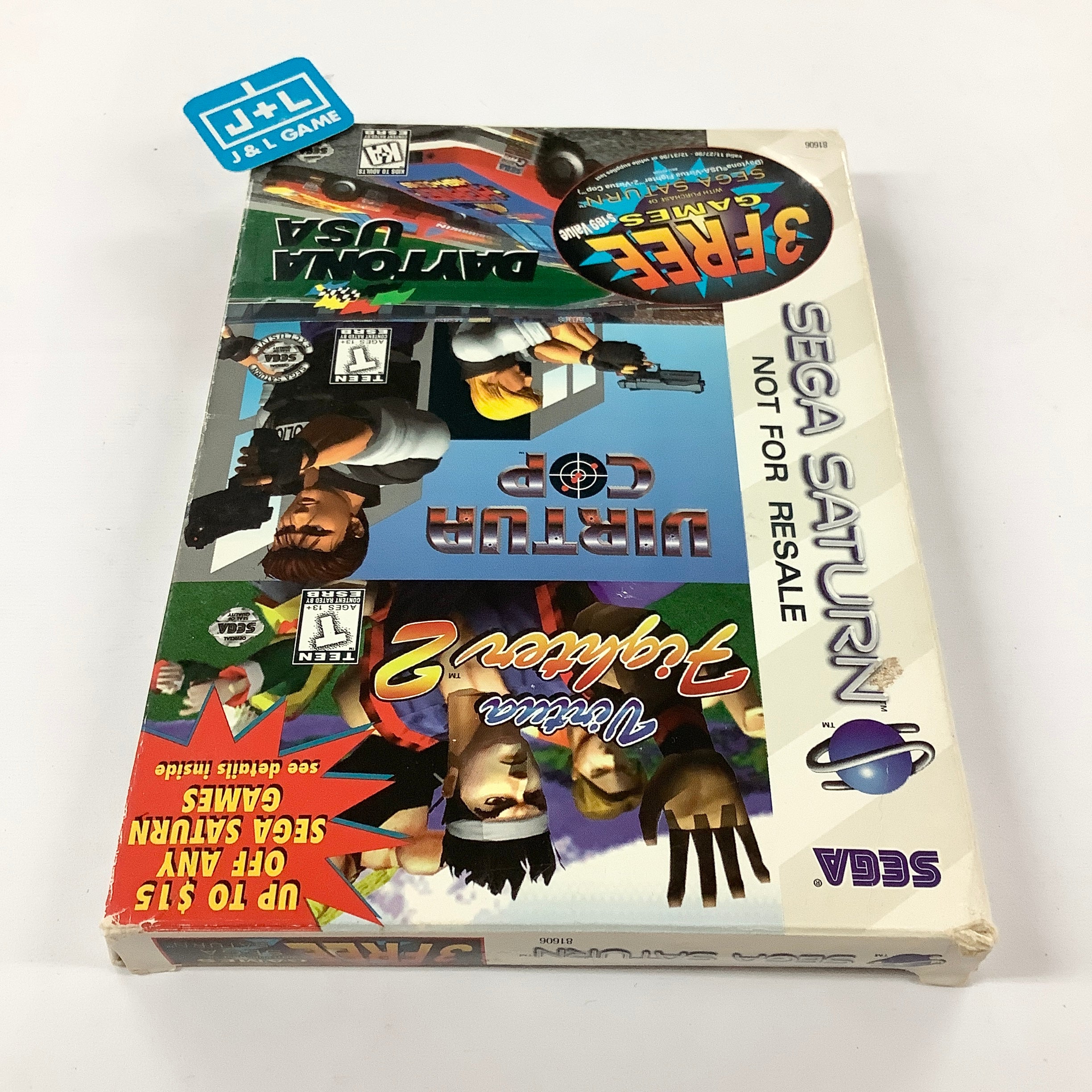 3 Free Games With Purchase of Sega Saturn - (SS) SEGA Saturn [Pre-Owned] Video Games Sega   