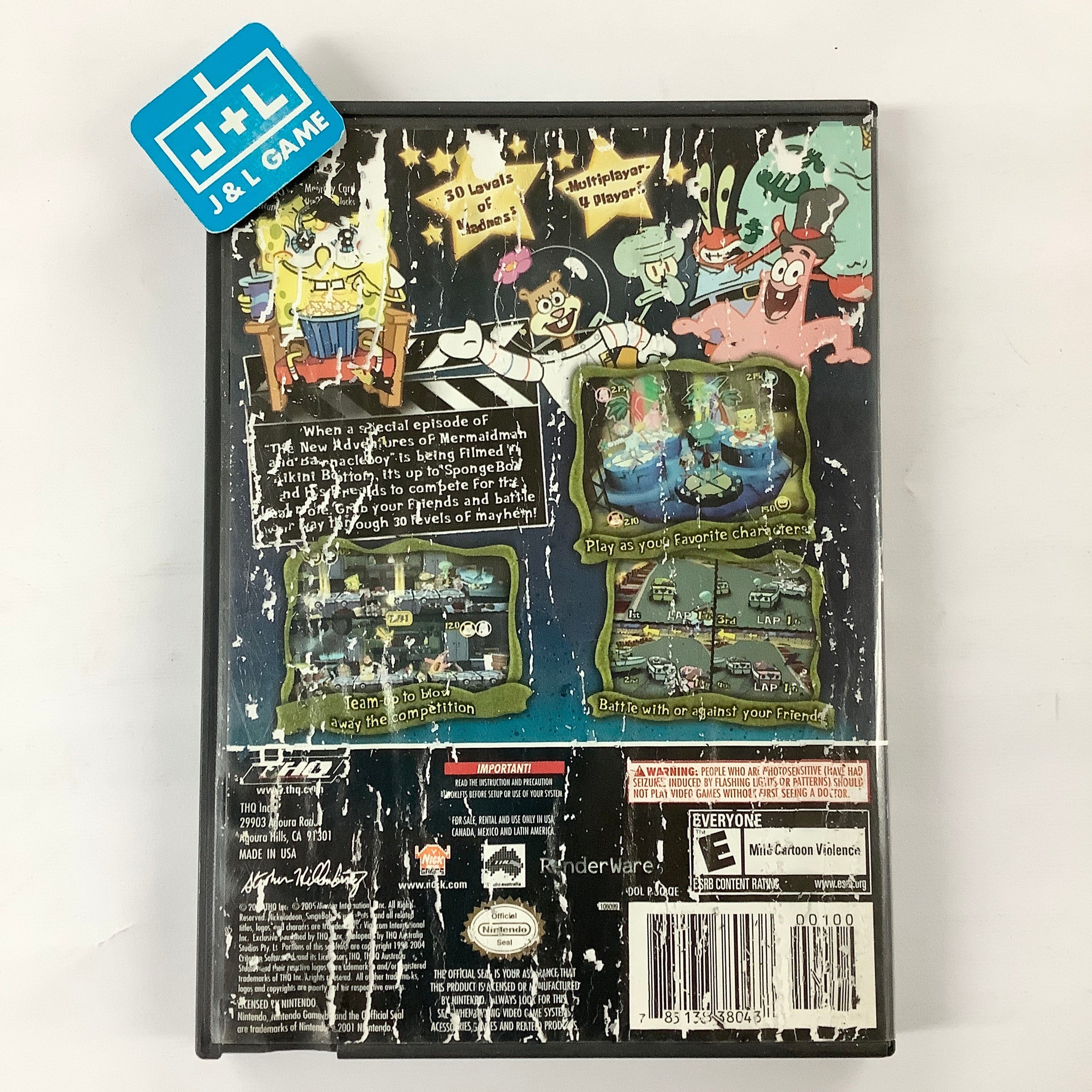 SpongeBob SquarePants: Lights, Camera, Pants! - (GC) GameCube [Pre-Owned] Video Games THQ   