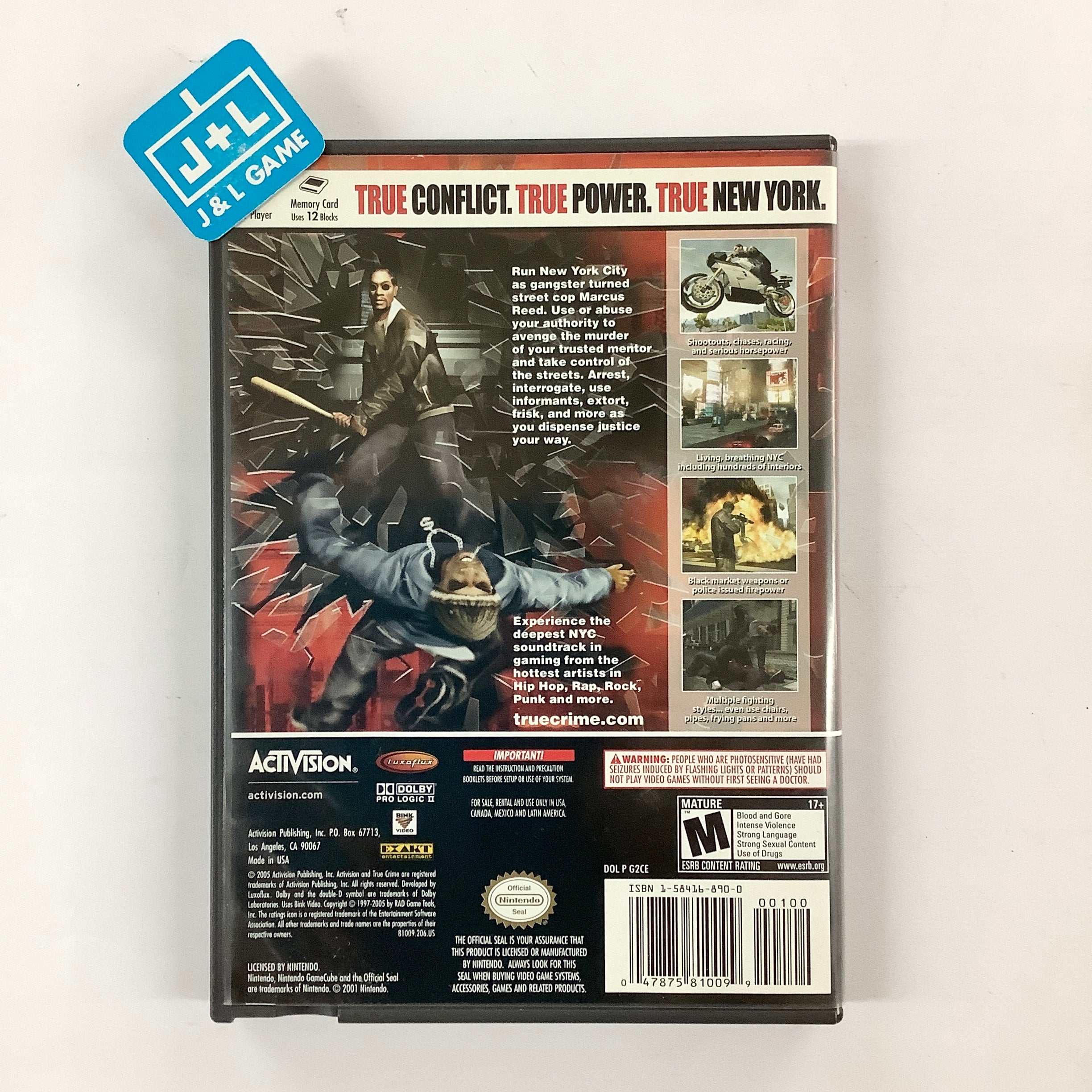 True Crime: New York City - (GC) GameCube [Pre-Owned] Video Games Activision   
