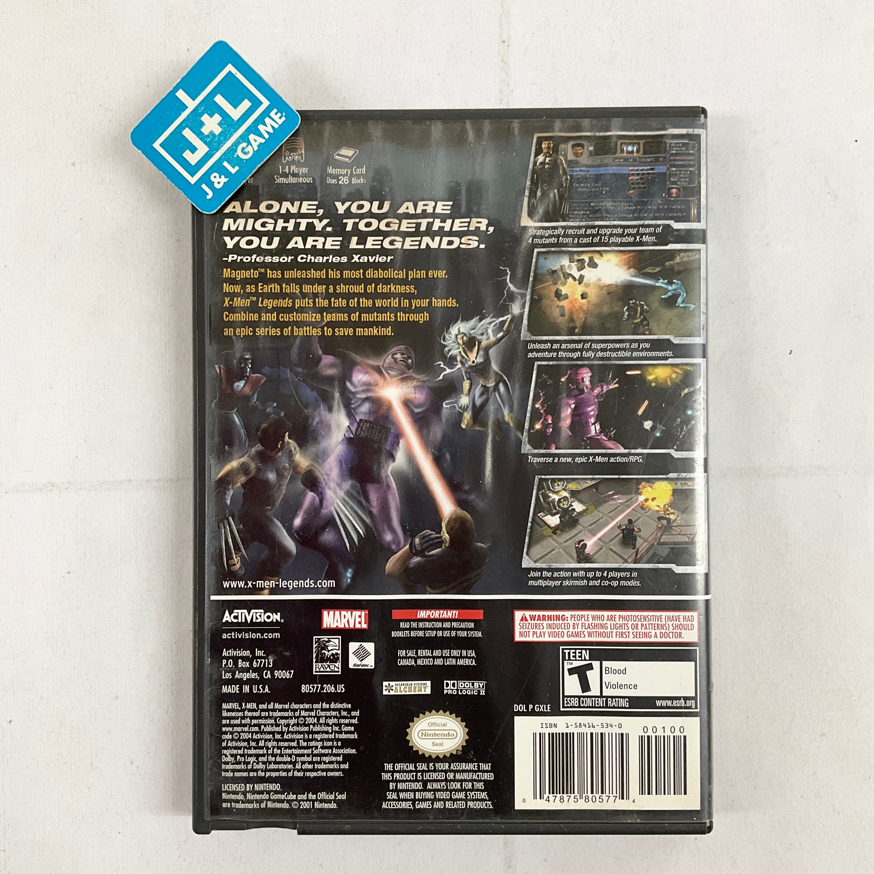 X-Men Legends - (GC) GameCube [Pre-Owned] Video Games Activision   