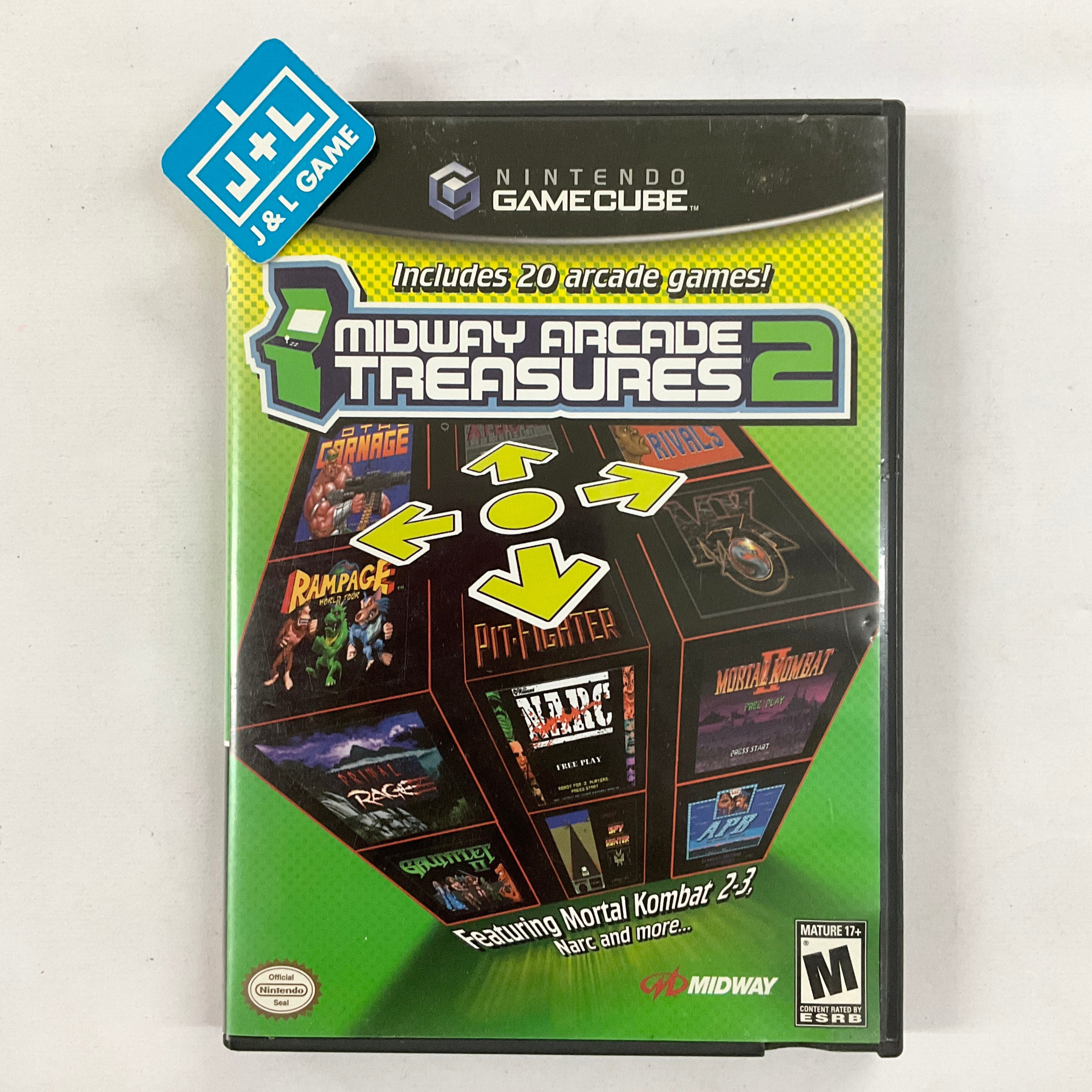 Midway Arcade Treasures 2 - (GC) GameCube [Pre-Owned] Video Games Midway   
