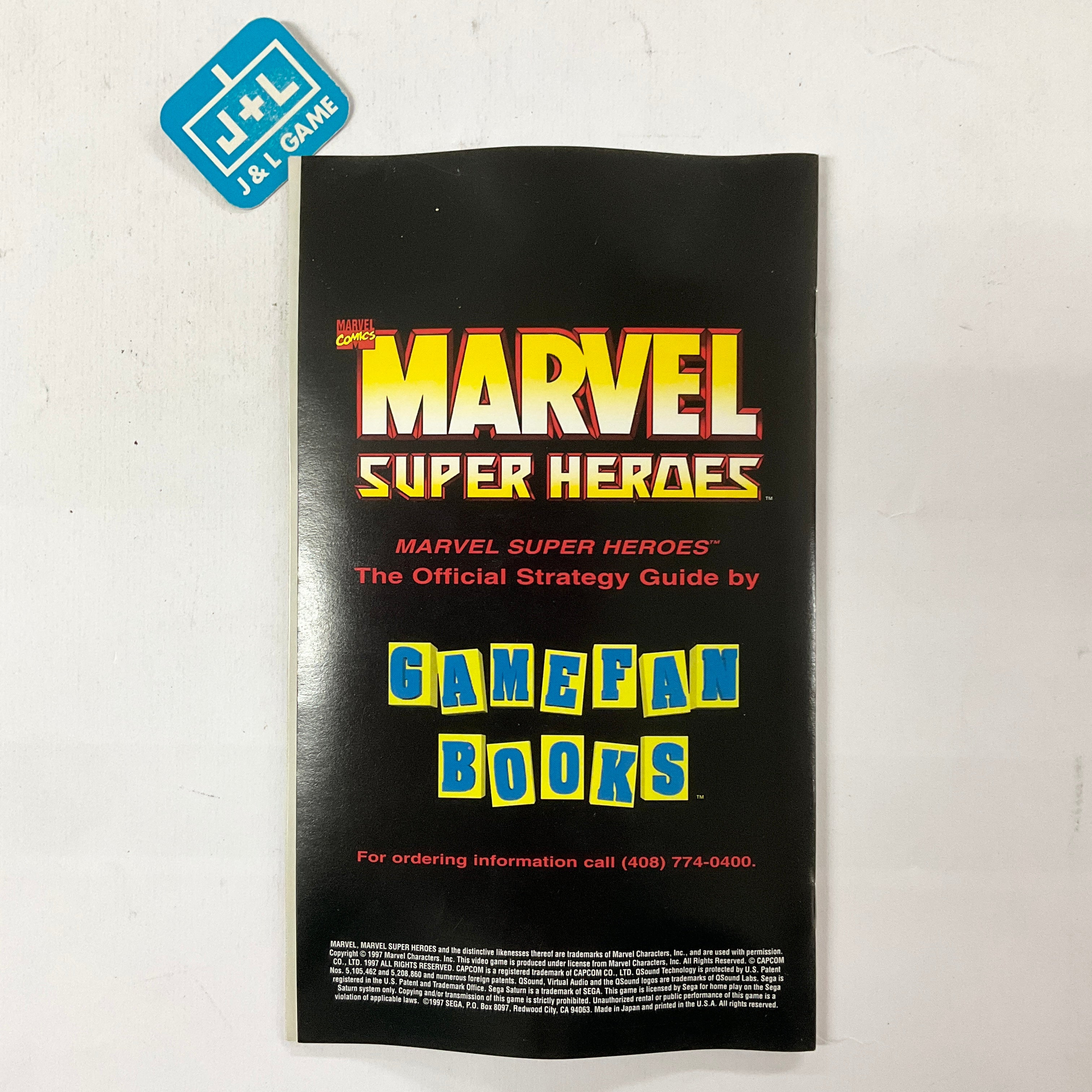 Marvel Super Heroes - (SS) SEGA Saturn [Pre-Owned] Video Games Capcom   