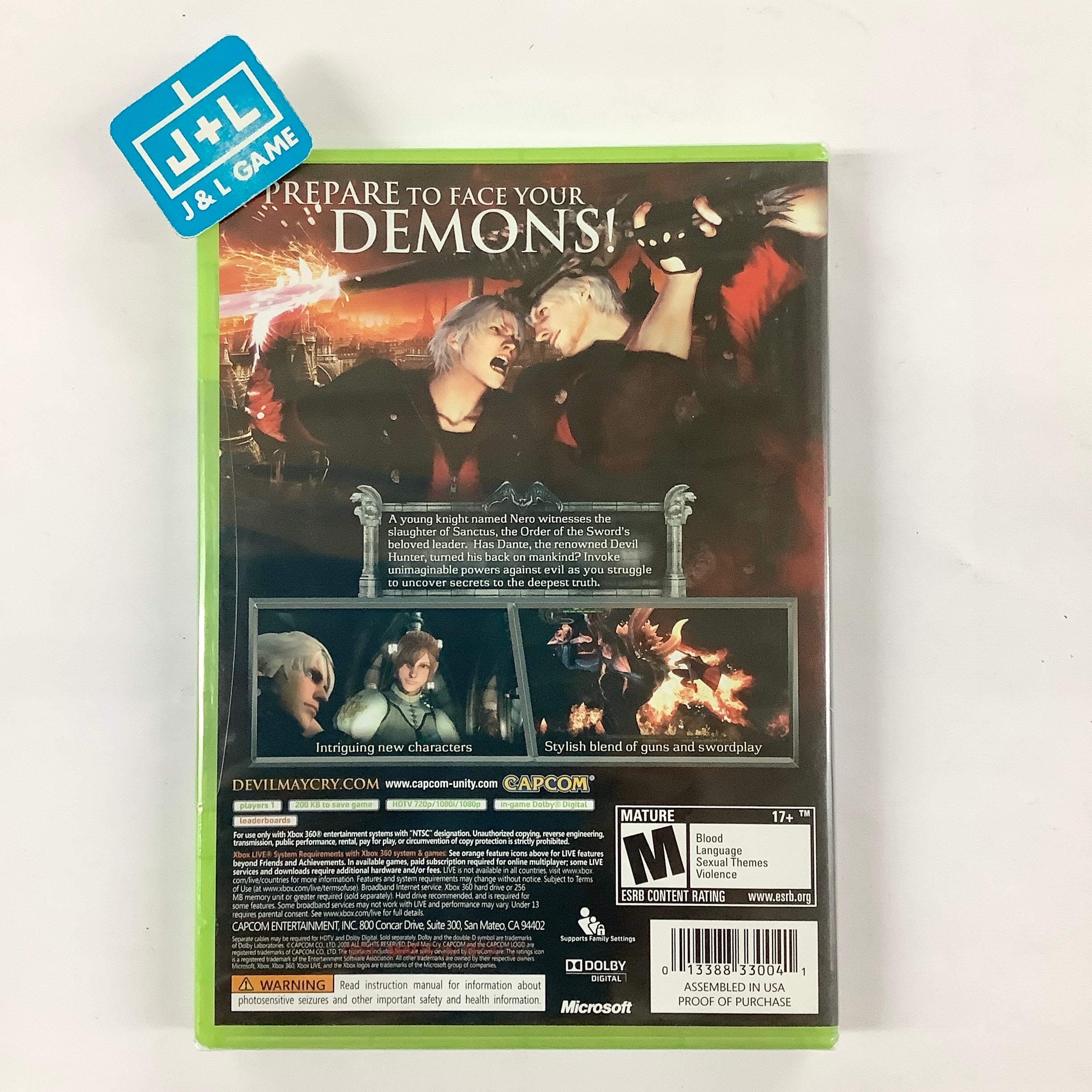 Devil May Cry 4 (Platinum Hits) - Xbox 360 Video Games Capcom   