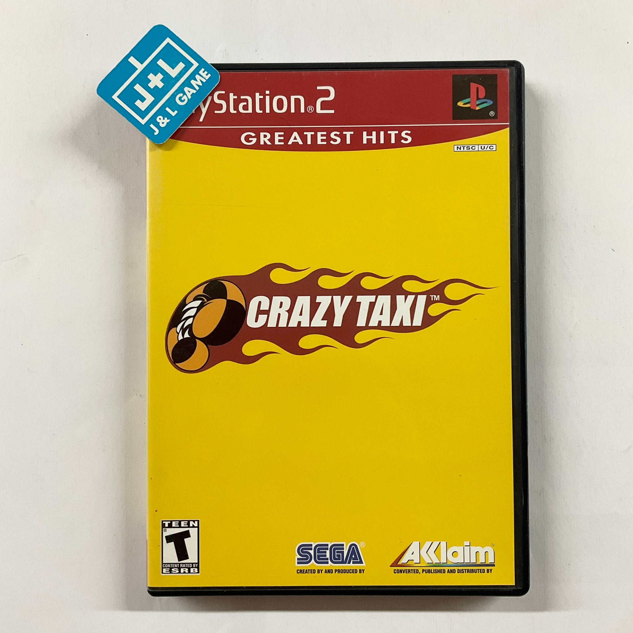 Crazy Taxi (Greatest Hits) - (PS2) PlayStation 2 [Pre-Owned] Video Games Acclaim   