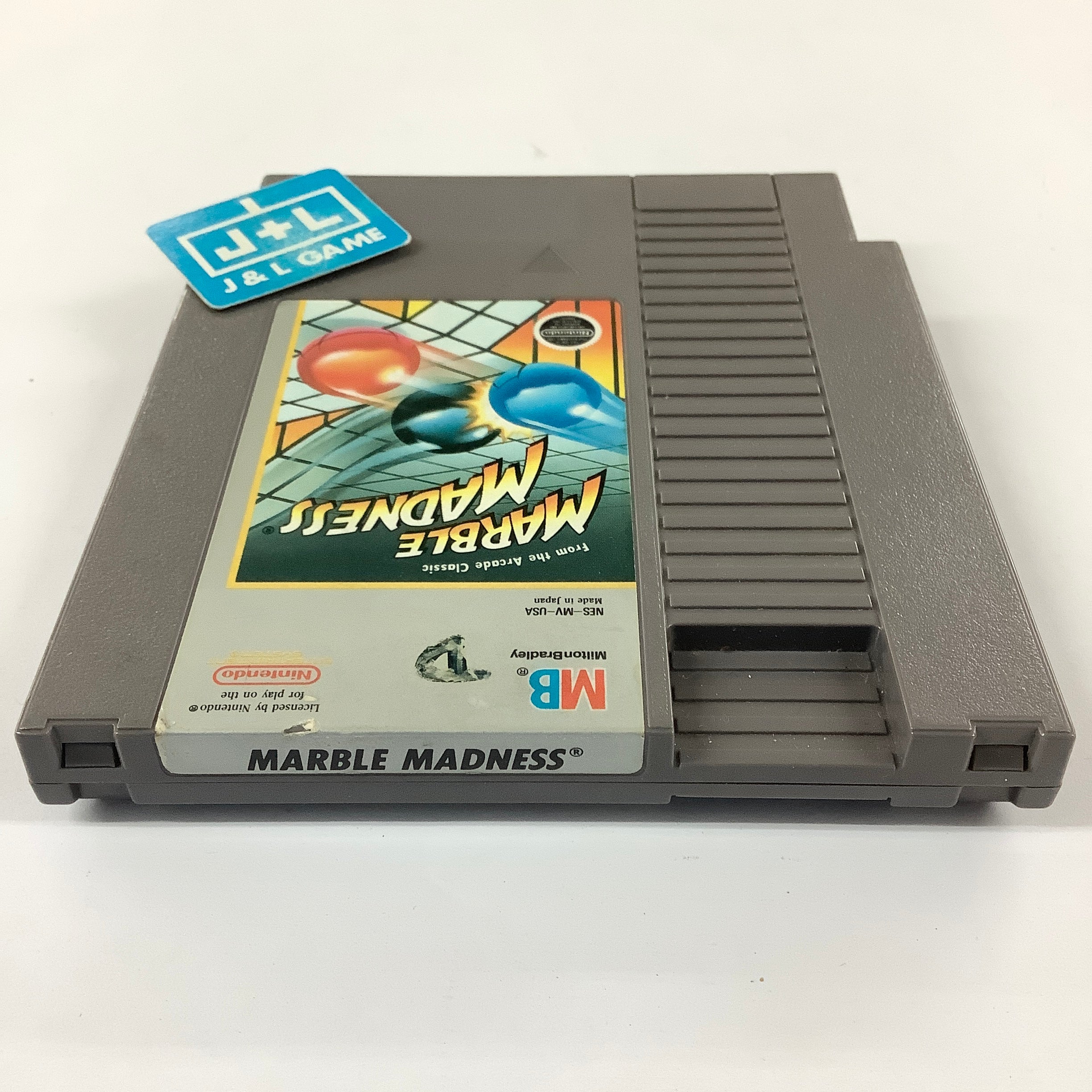 NES】Milton Bradley MARBLE MADNESS マーブルマッドネス 北米版
