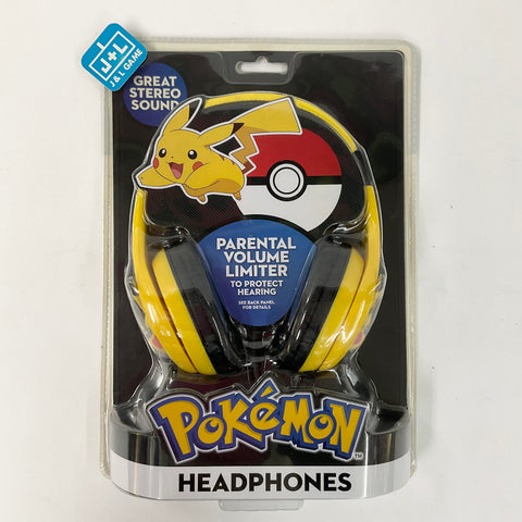eKids Pokemon Stereo Headphones (Pikachu) - Toys Toy eKids   