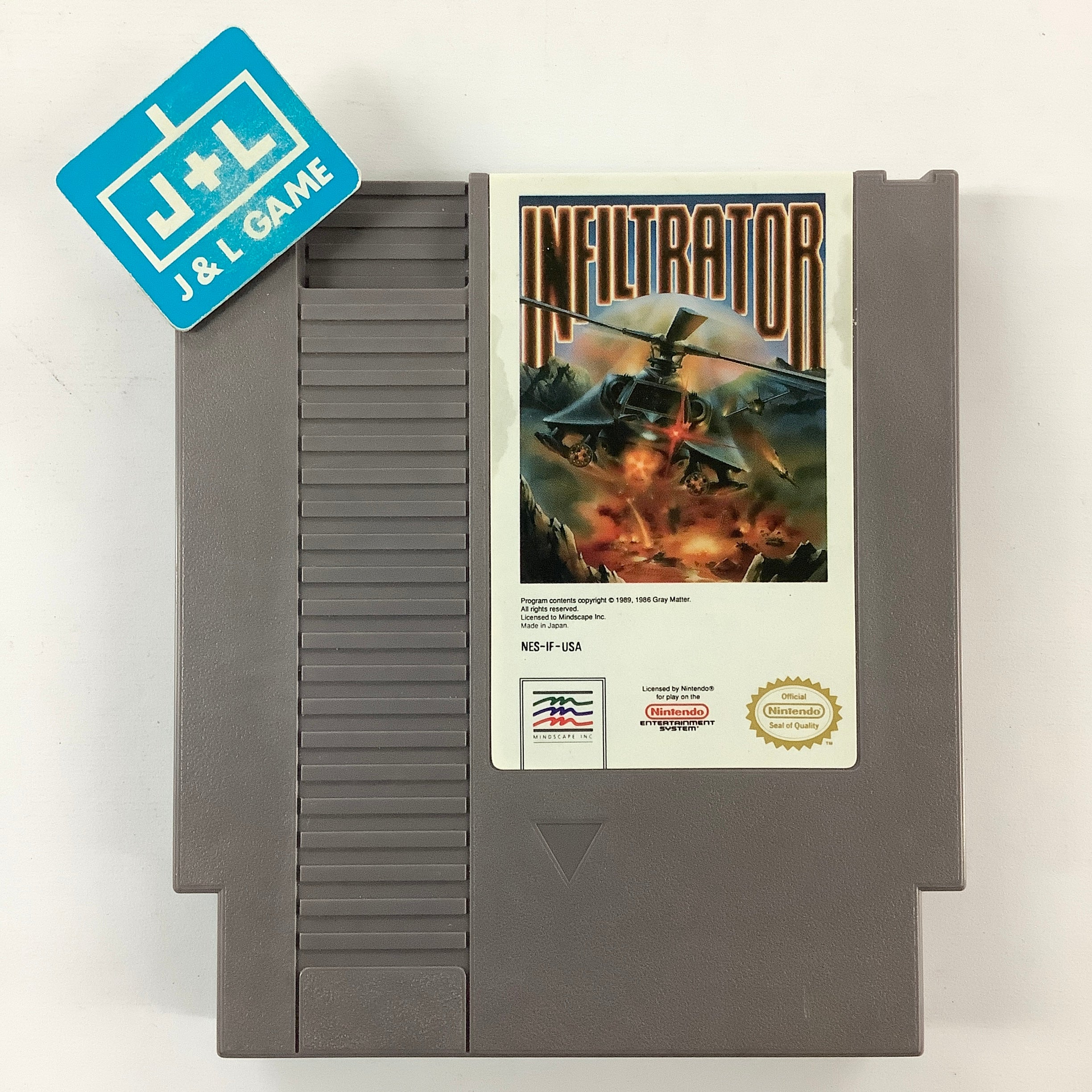 Infiltrator - (NES) Nintendo Entertainment System [Pre-Owned] Video Games Mindscape   