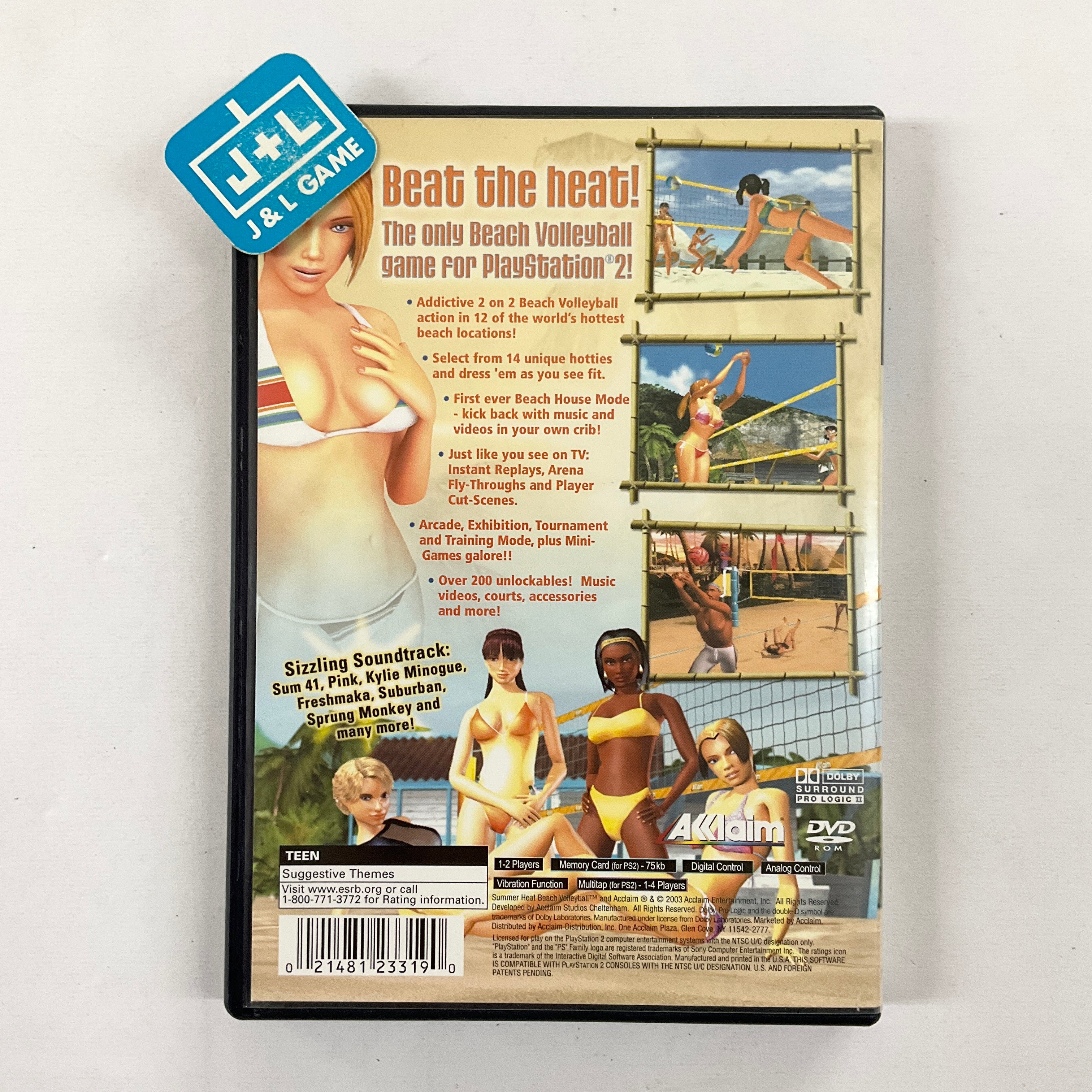 Summer Heat Beach Volleyball - (PS2) PlayStation 2 [Pre-Owned] Video Games Acclaim   