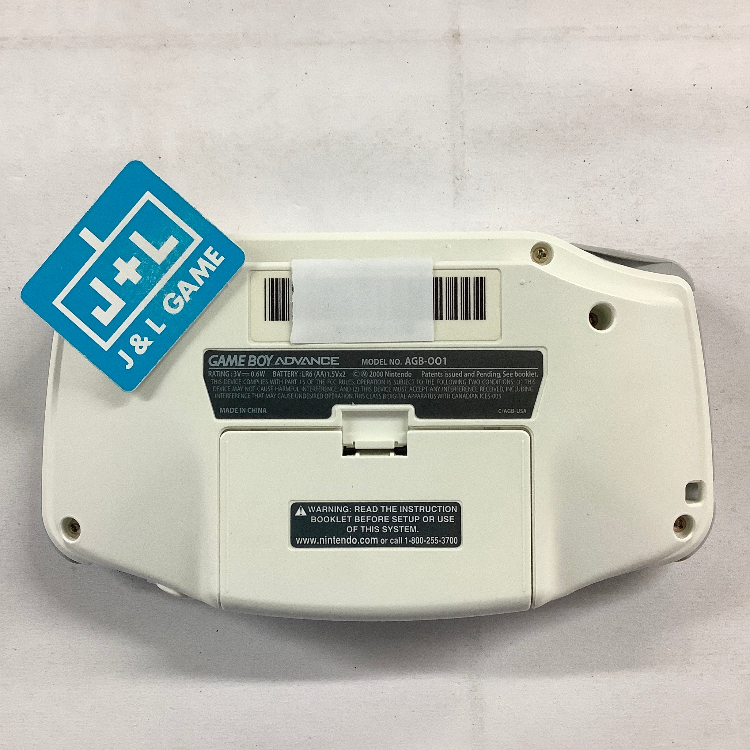 Nintendo Game Boy Advance Console (White With Backlight) - (GBA) Game Boy Advance [Pre-Owned] Consoles Nintendo   