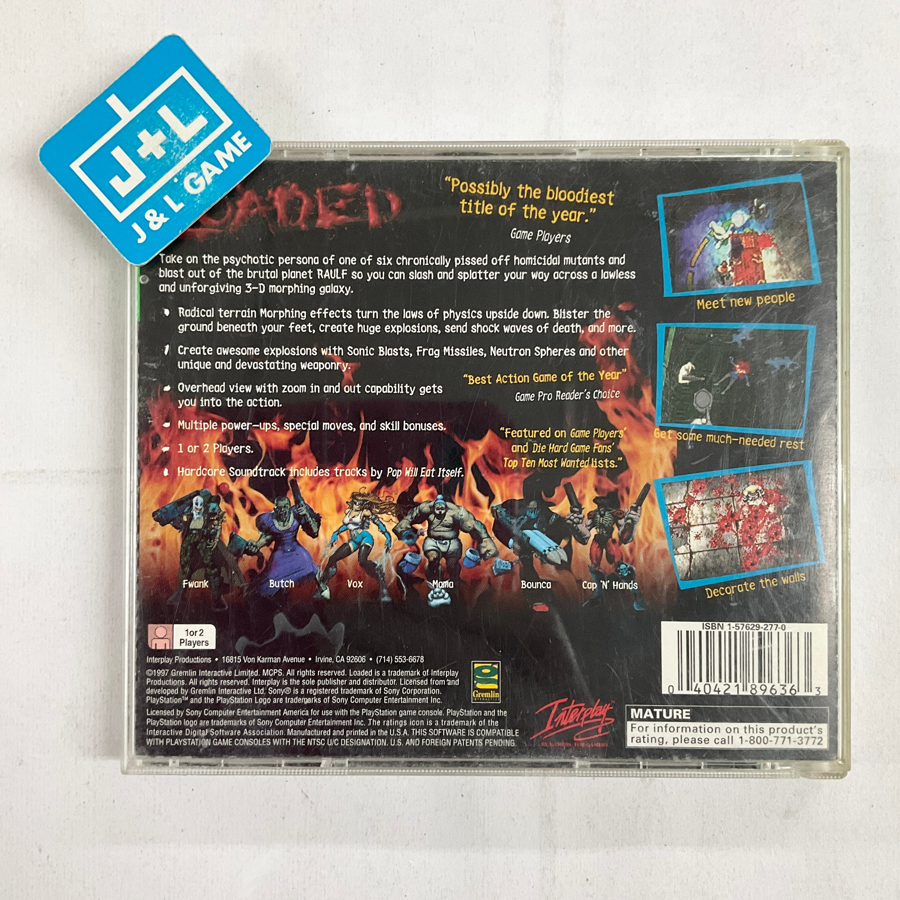 Loaded Manual De Instrucciones Playstation PS1 UK Loaded Manual De Instrucciones Playstation PS1 UK