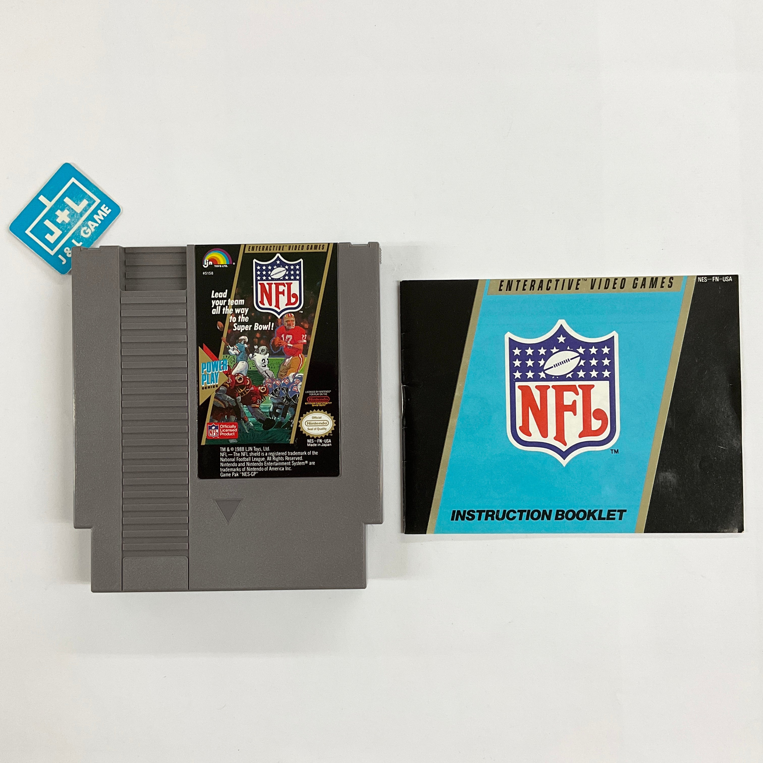 NFL Football - (NES) Nintendo Entertainment System [Pre-Owned] Video Games LJN Ltd.   