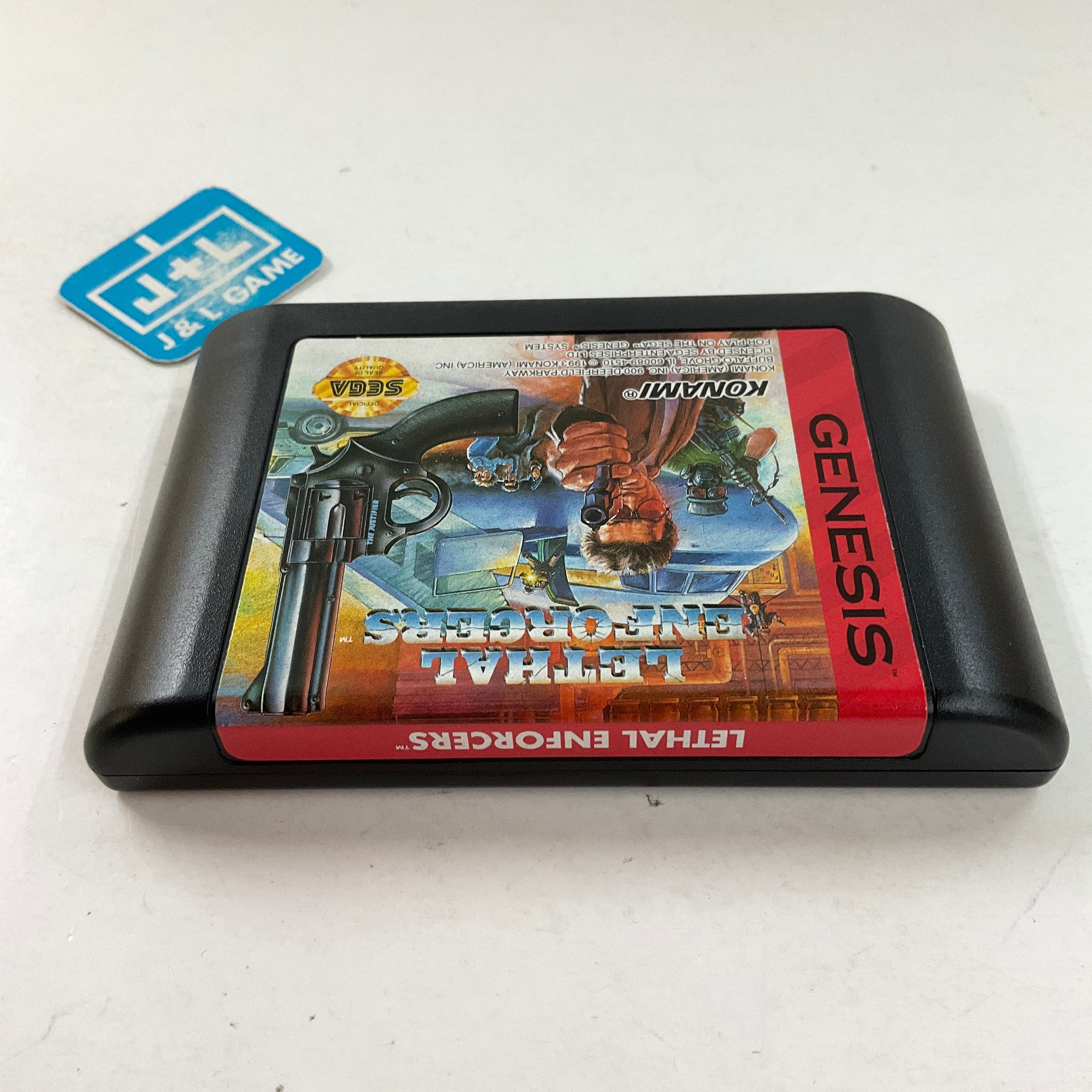 Lethal Enforcers - (SG) SEGA Genesis [Pre-Owned] Video Games Konami   