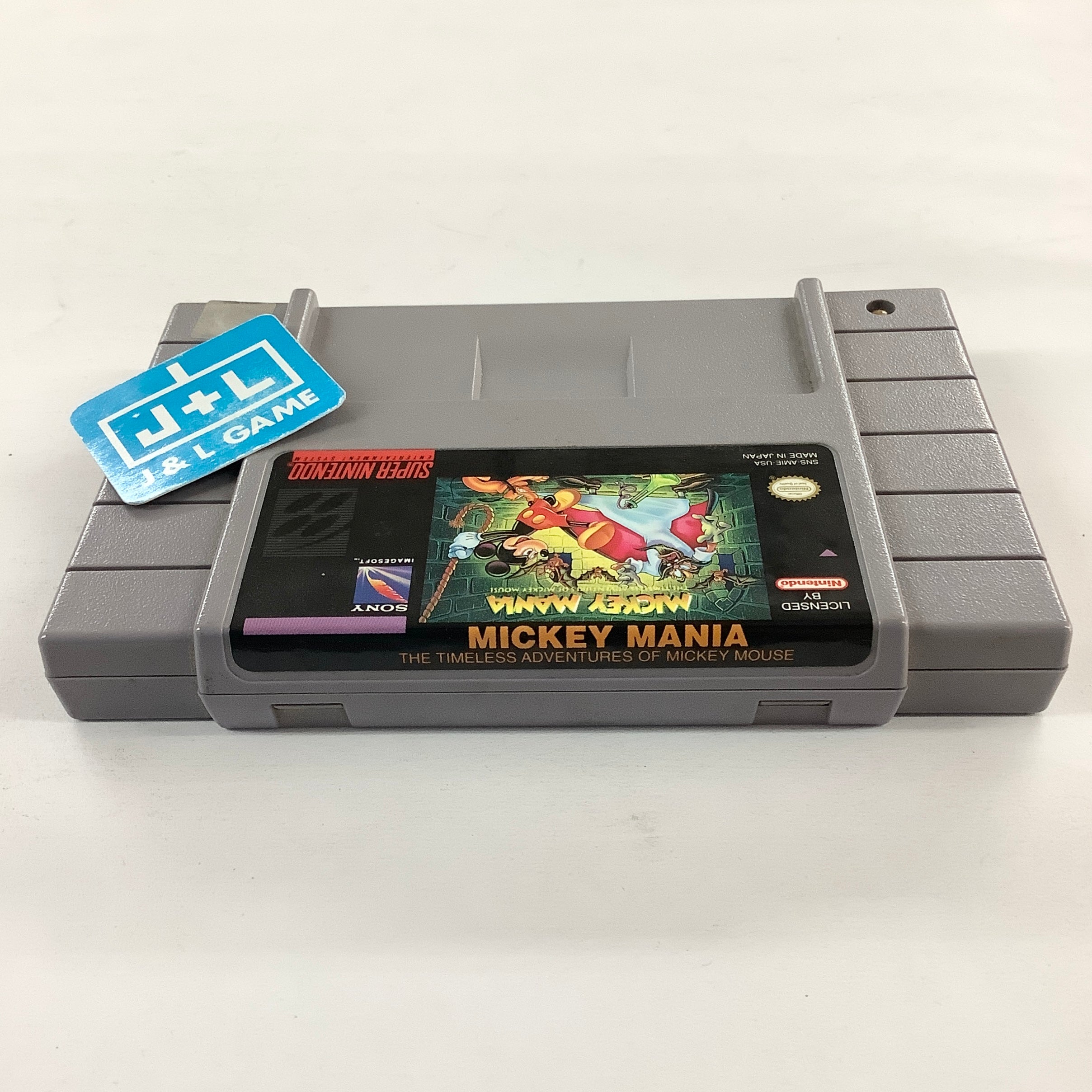 Mickey Mania: The Timeless Adventures of Mickey Mouse - (SNES) Super Nintendo [Pre-Owned] Video Games Sony Imagesoft   