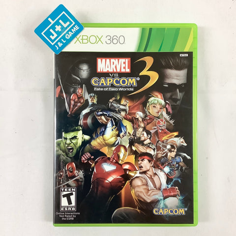 Marvel vs. Capcom 3: Fate of Two Worlds - Xbox 360 [Pre-Owned] Video Games Capcom   