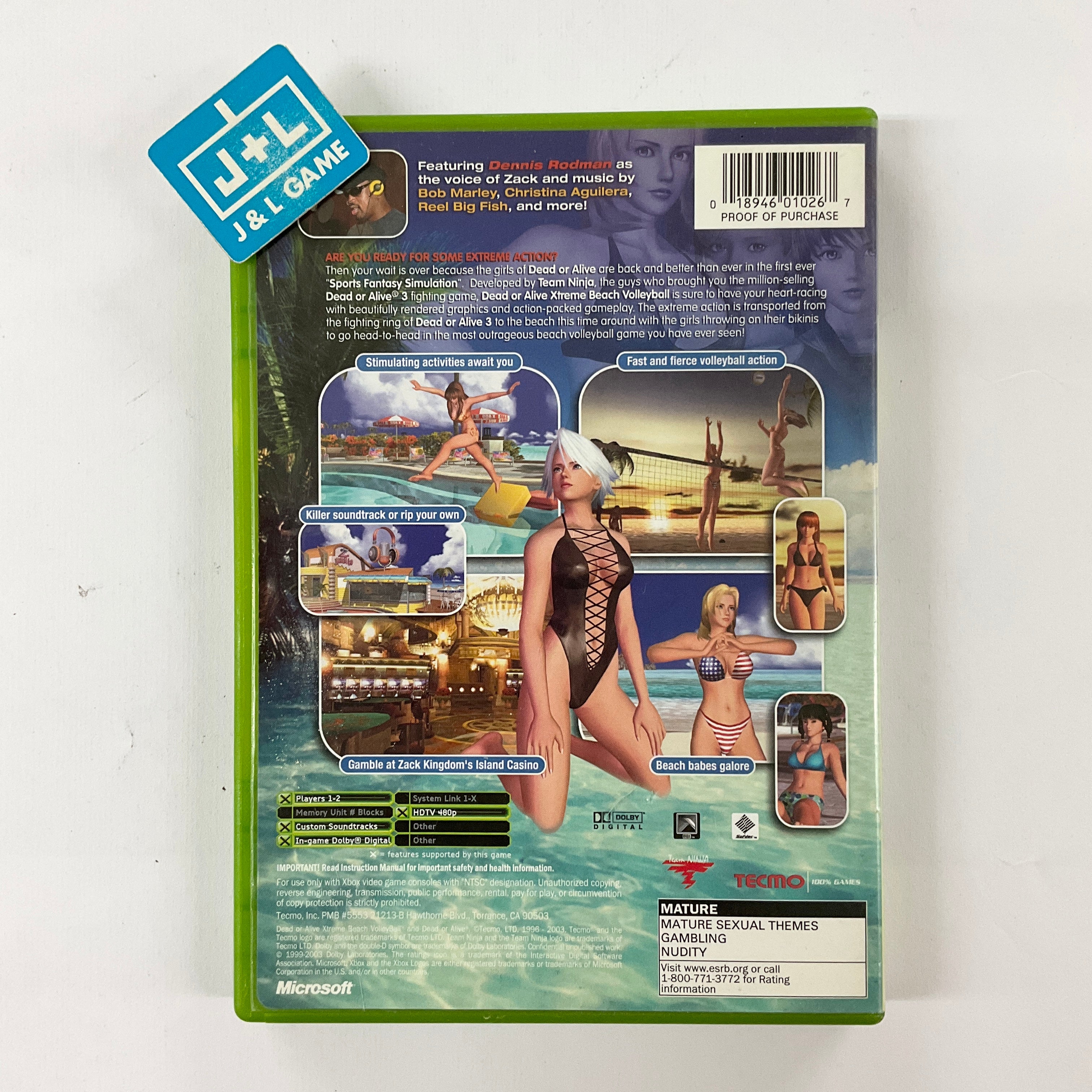 Dead or Alive: Xtreme Beach Volleyball - (XB) Xbox [Pre-Owned