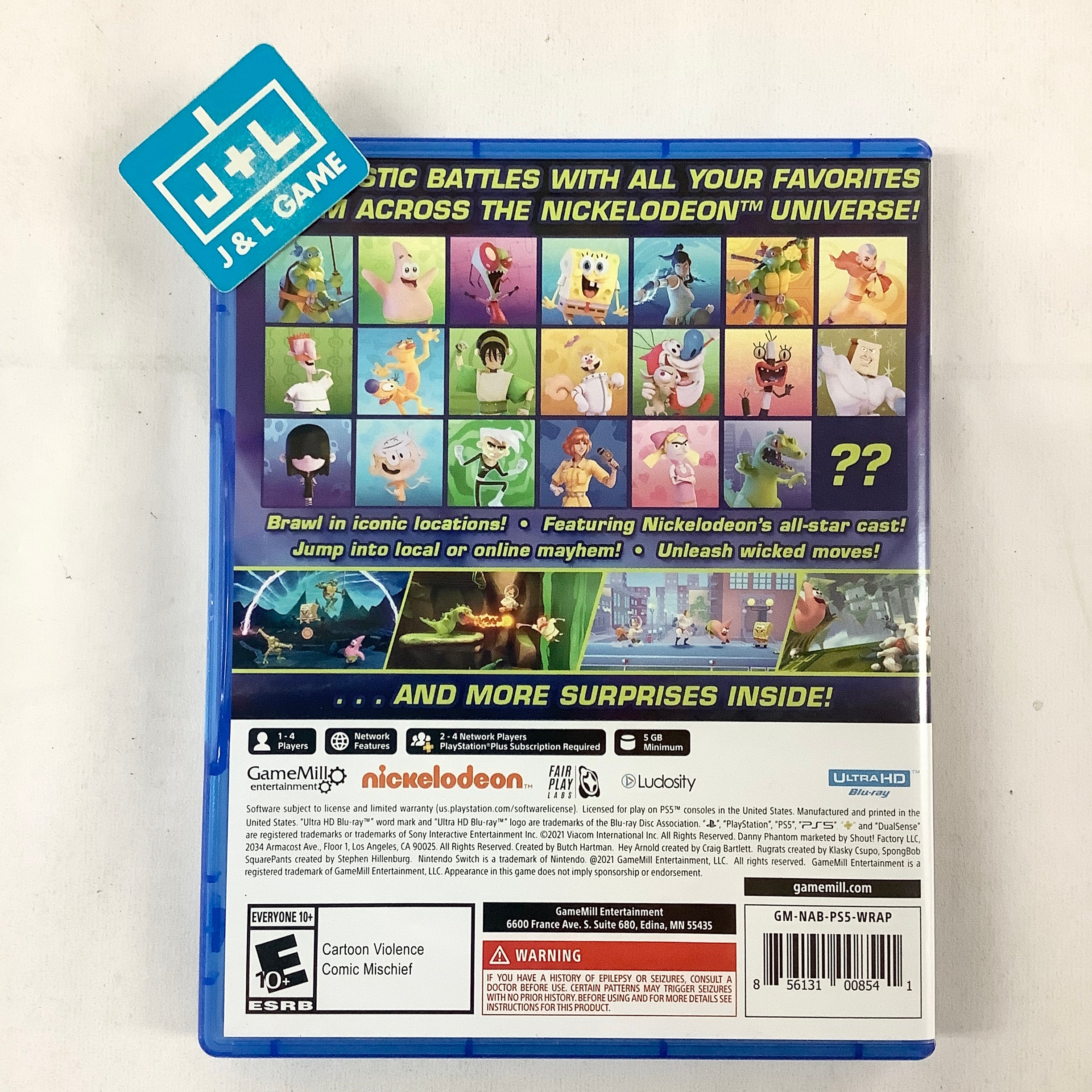 Nickelodeon All Star Brawl - (PS5) PlayStation 5 [Pre-Owned] Video Games Game Mill   