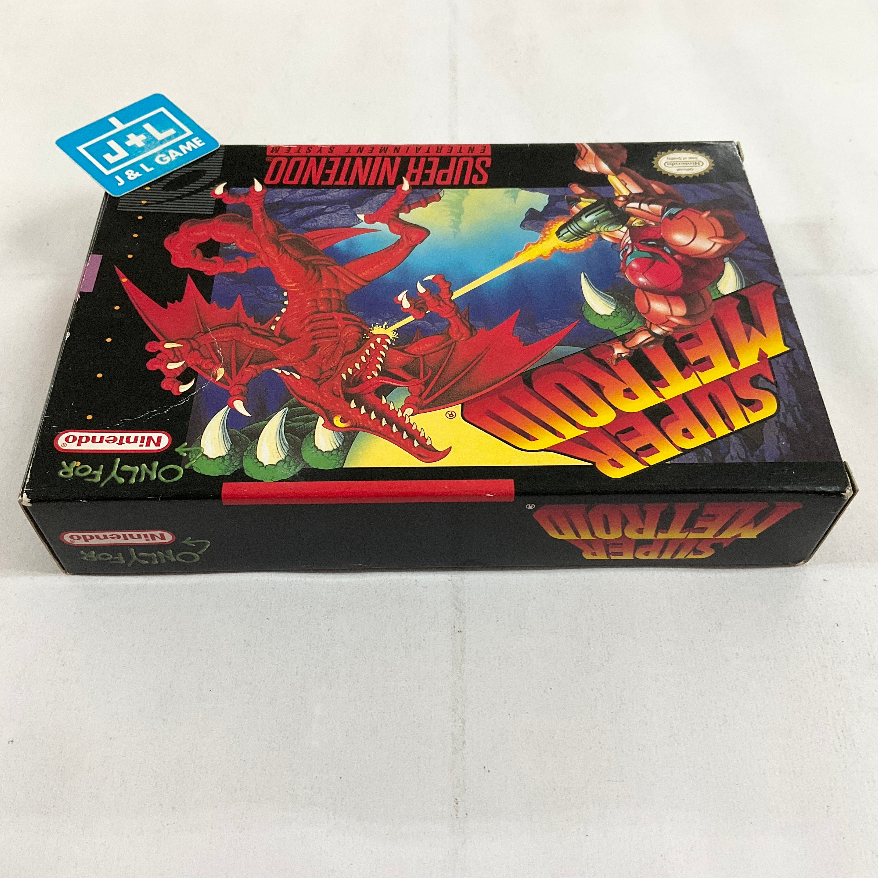 Super Metroid - (SNES) Super Nintendo [Pre-Owned] Video Games Intelligent Systems   