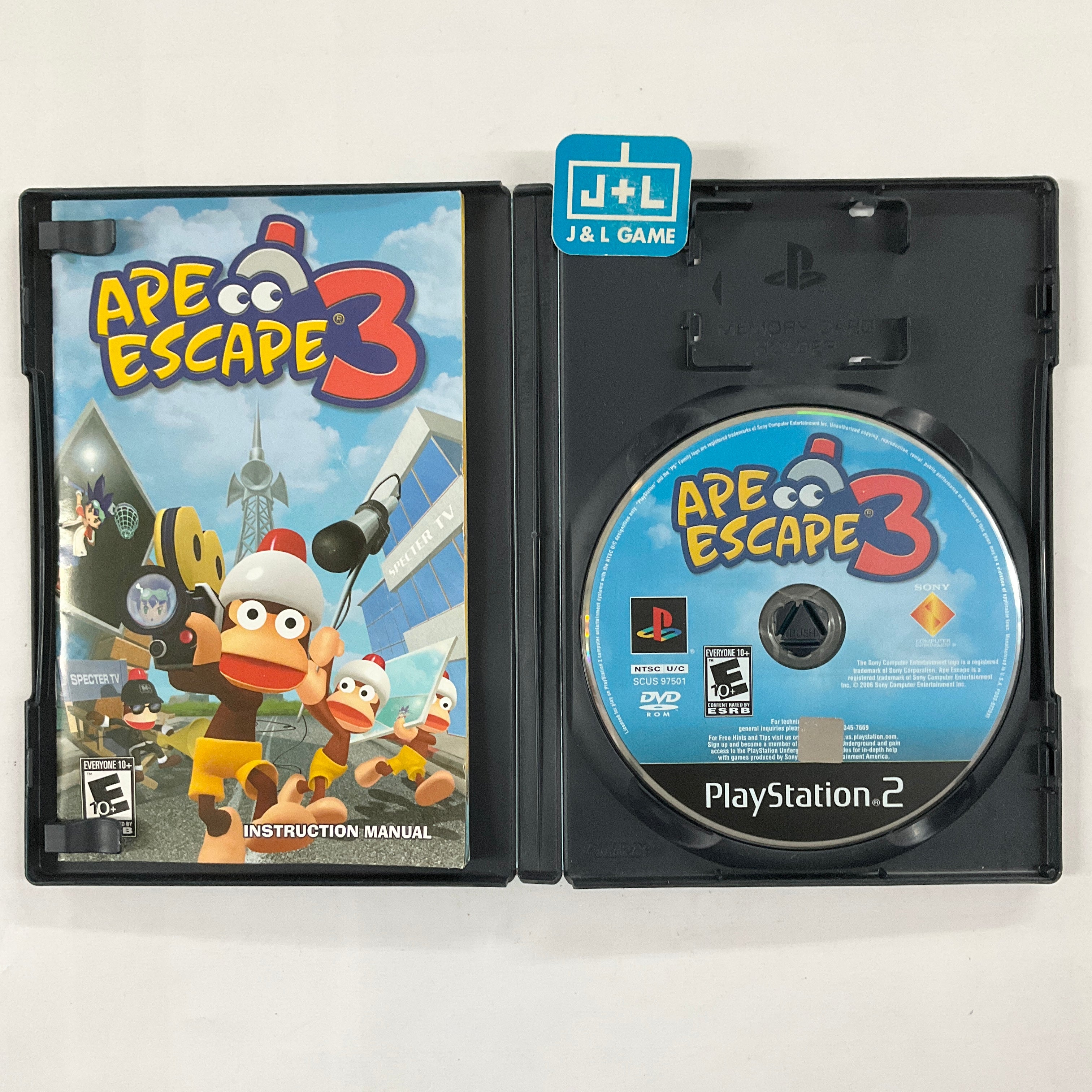 Ape Escape 3 - PlayStation 2 [Pre-Owned] Video Games SCEA   