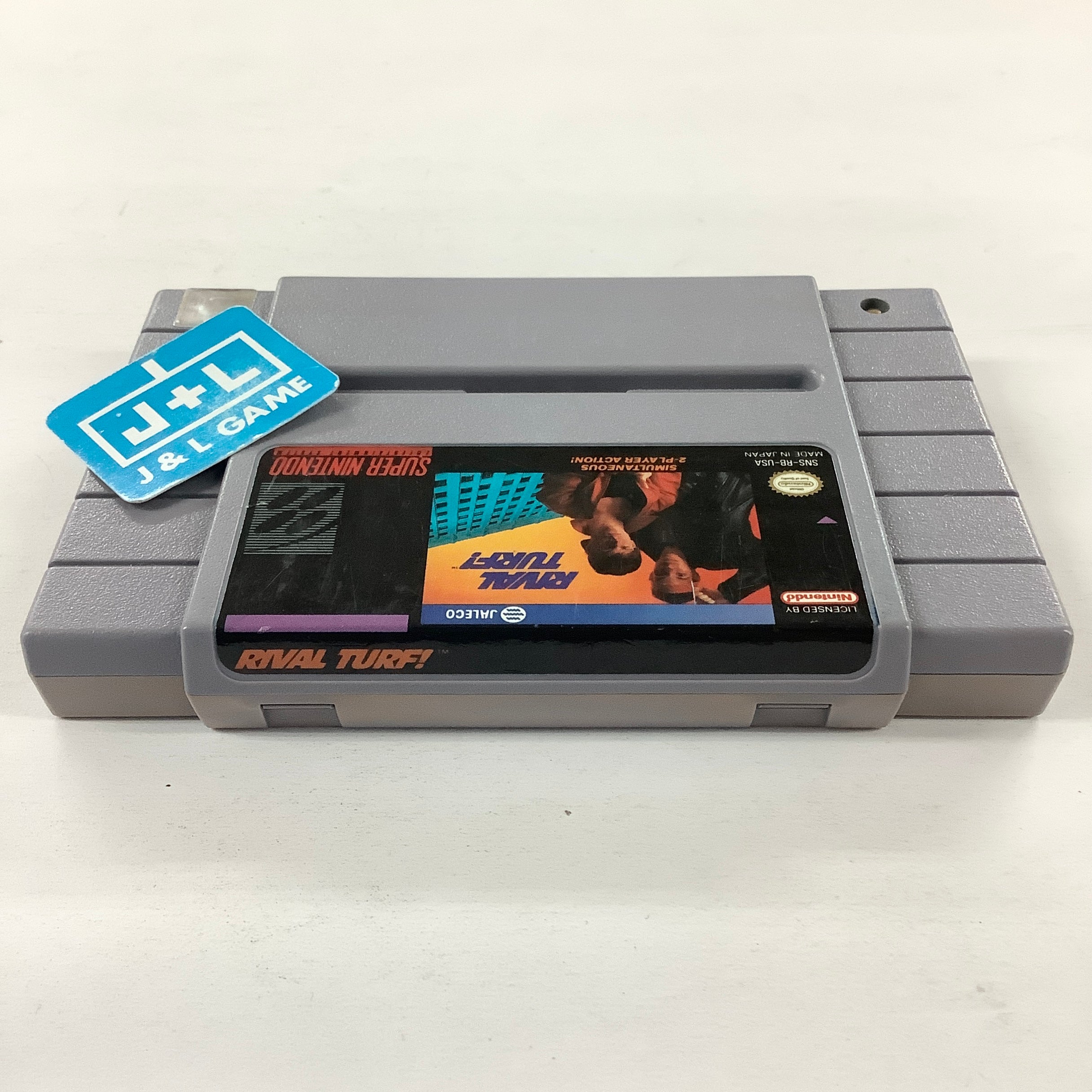 Rival Turf! - (SNES) Super Nintendo [Pre-Owned] Video Games Jaleco Entertainment   