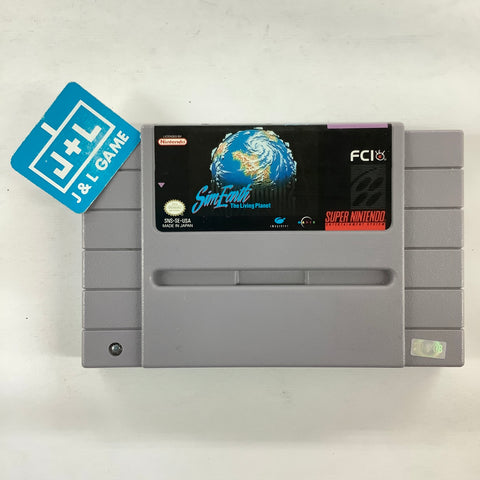 SimEarth: The Living Planet - (SNES) Super Nintendo [Pre-Owned] Video Games FCI, Inc.   