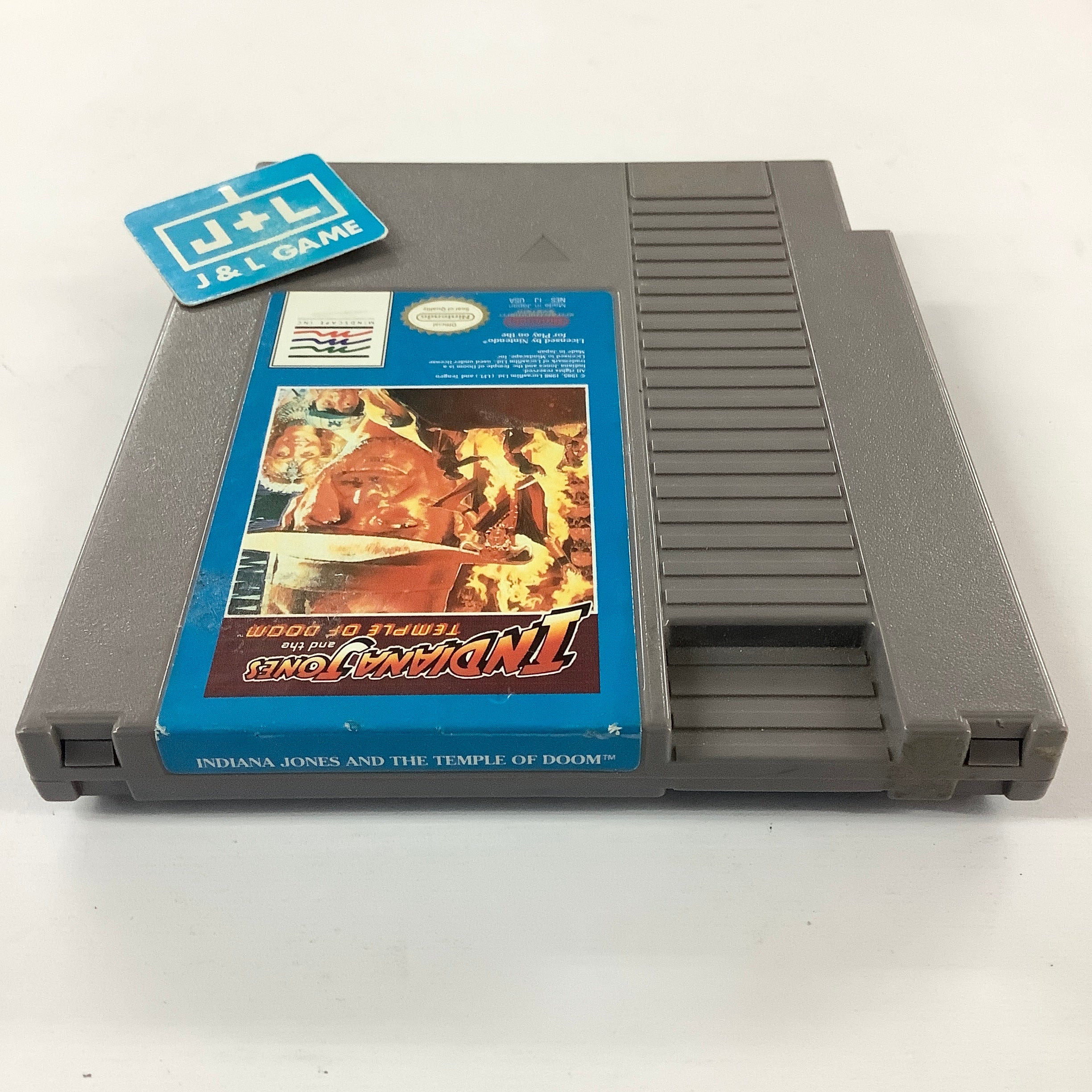 Indiana Jones and the Temple of Doom - (NES) Nintendo Entertainment System [Pre-Owned] Video Games Mindscape   