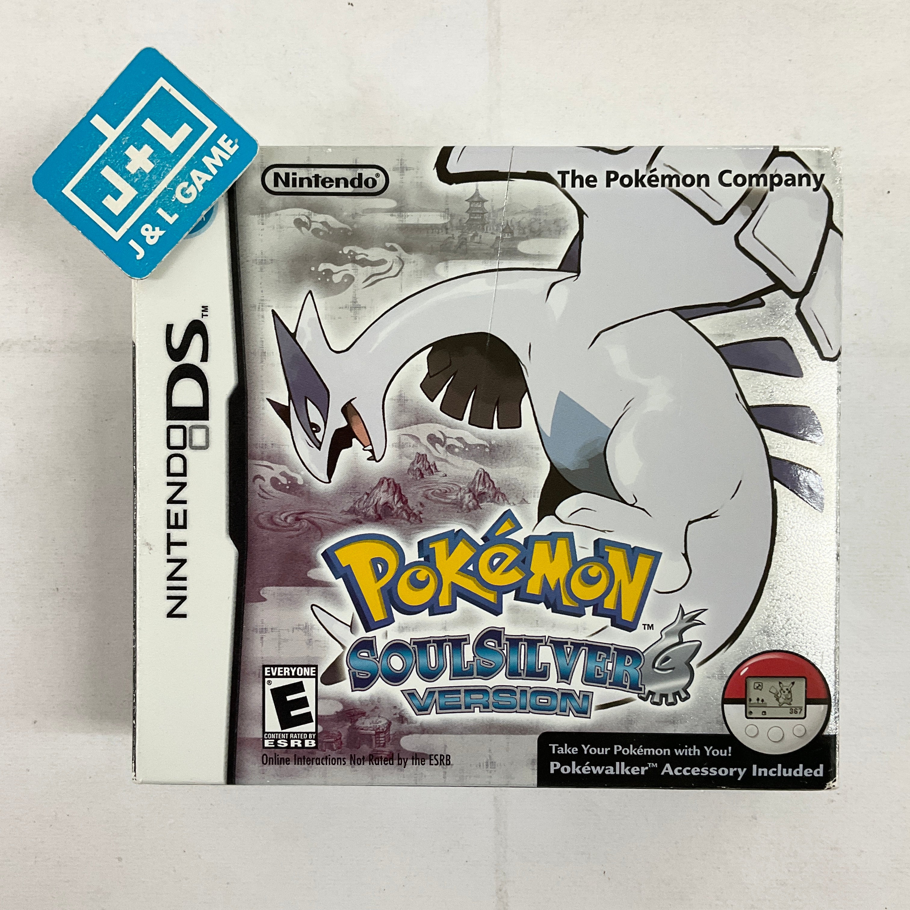 Pokemon SoulSilver Version (W/ Pokewalker)- (NDS) Nintendo DS [Pre-Owned] Video Games Nintendo   
