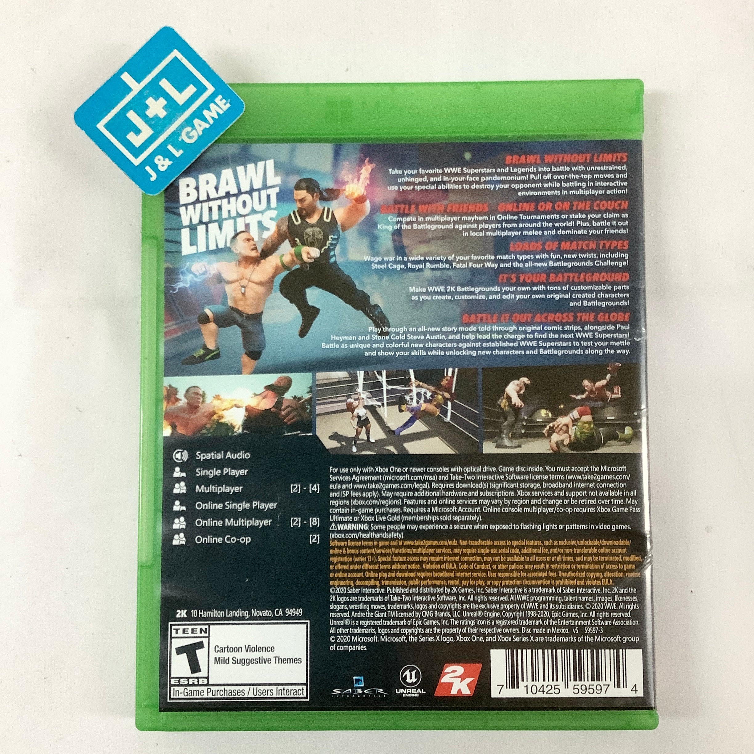 WWE 2K Battlegrounds - (XB1) Xbox One [Pre-Owned] Video Games 2K   