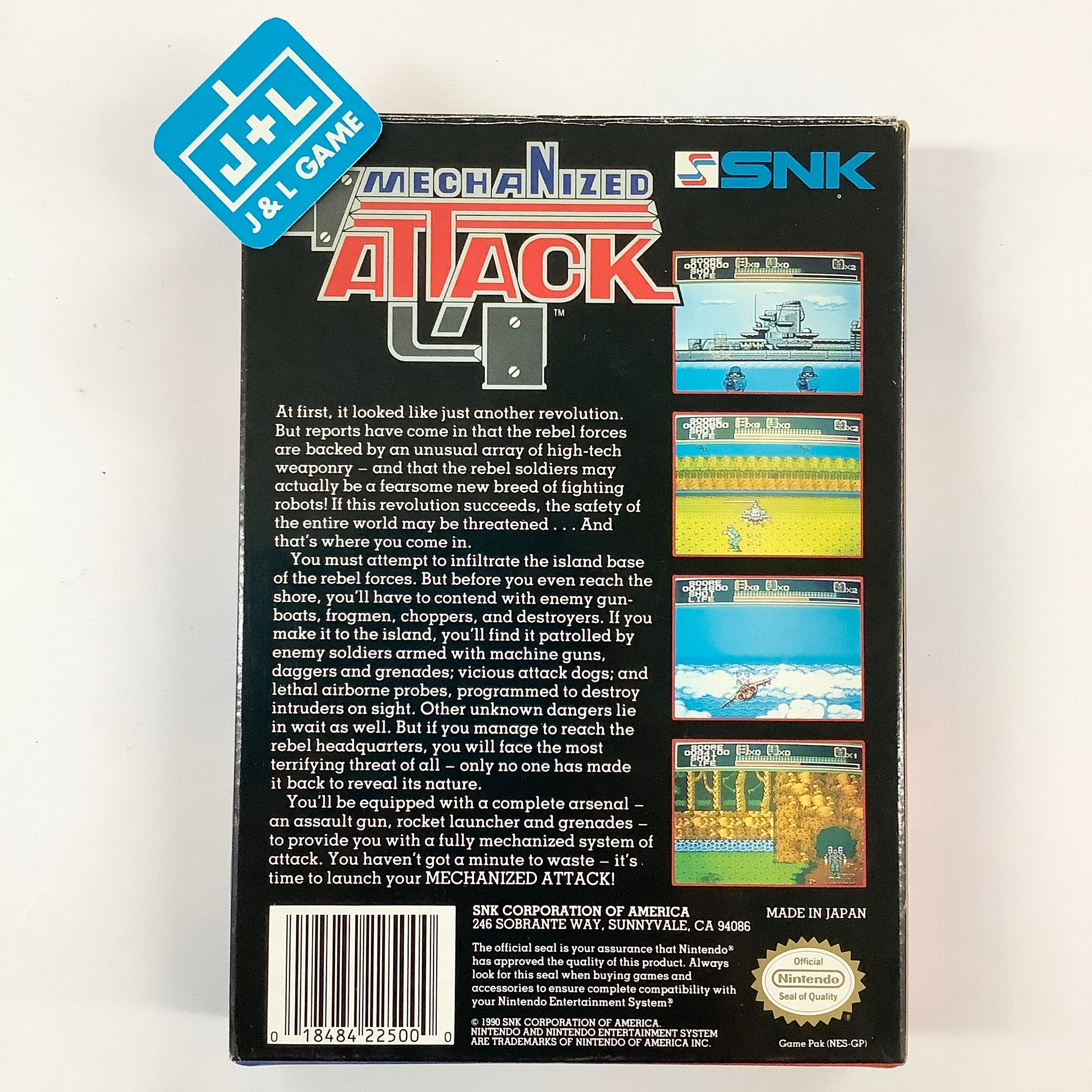≪楽しい≫【中古】北米版 海外版 ファミコン Mechanized Attack