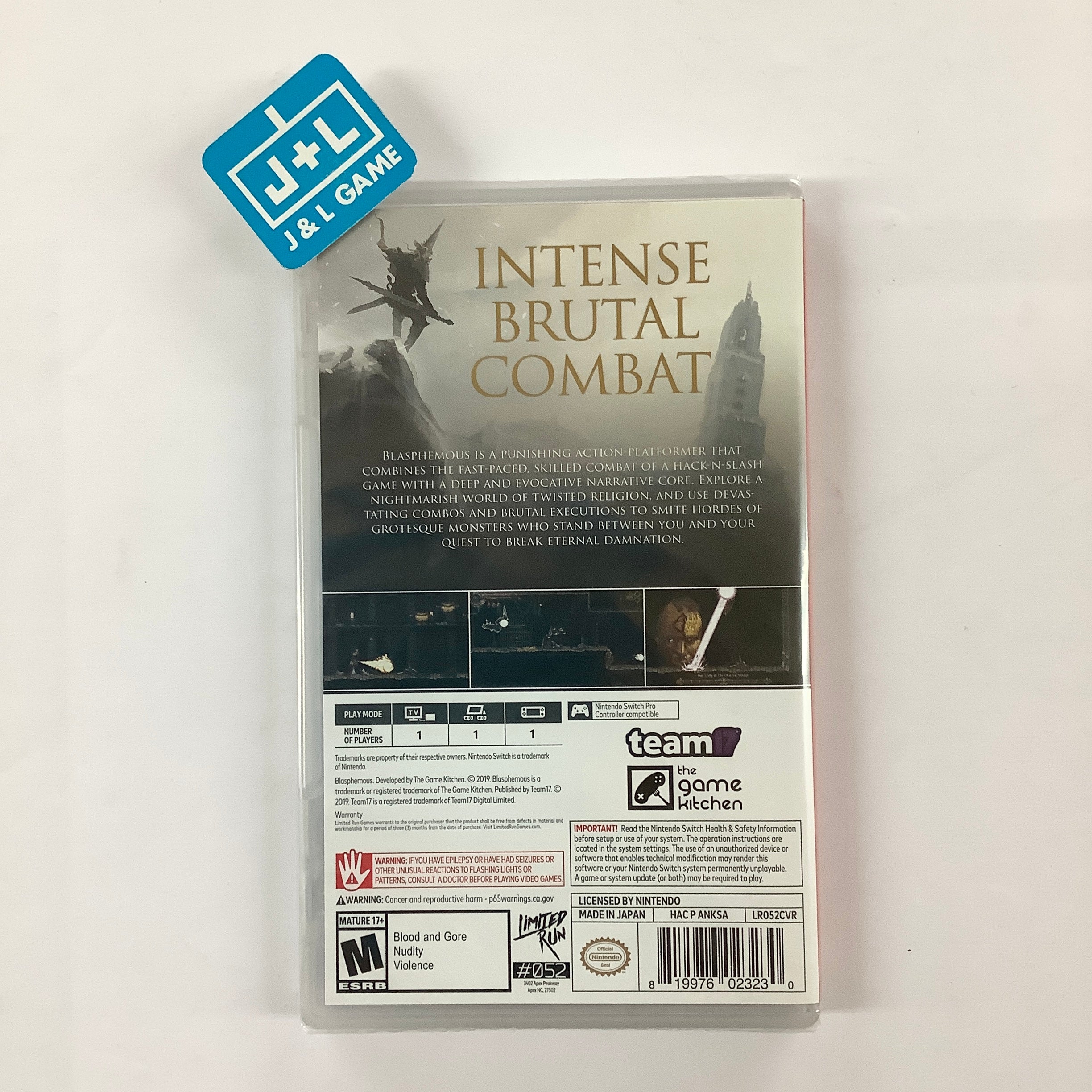 Blasphemous (Limited Run Games #052) - (NSW) Nintendo Switch Video Games Limited Run Games   