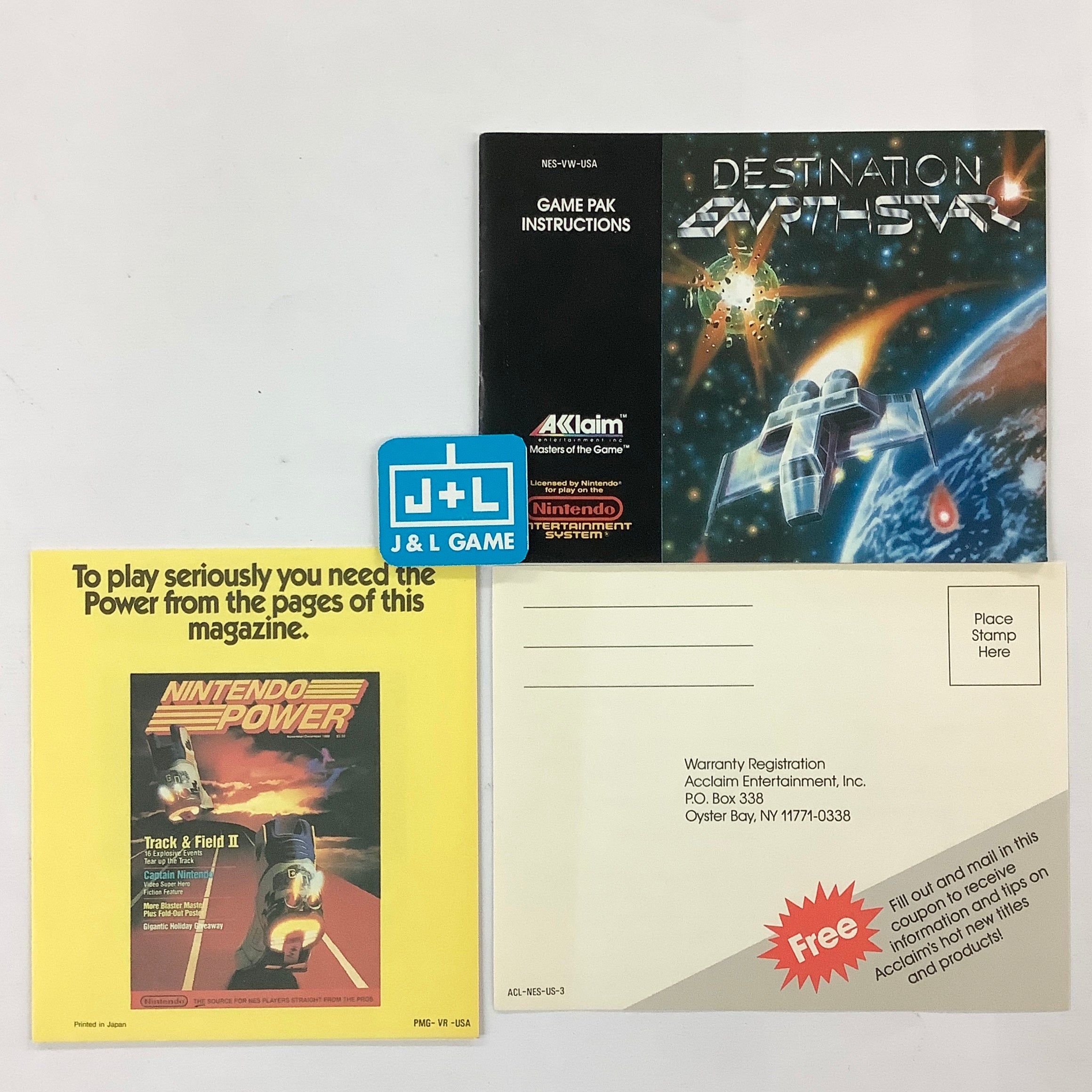 Destination Earthstar - (NES) Nintendo Entertainment System [Pre-Owned] Video Games Acclaim   