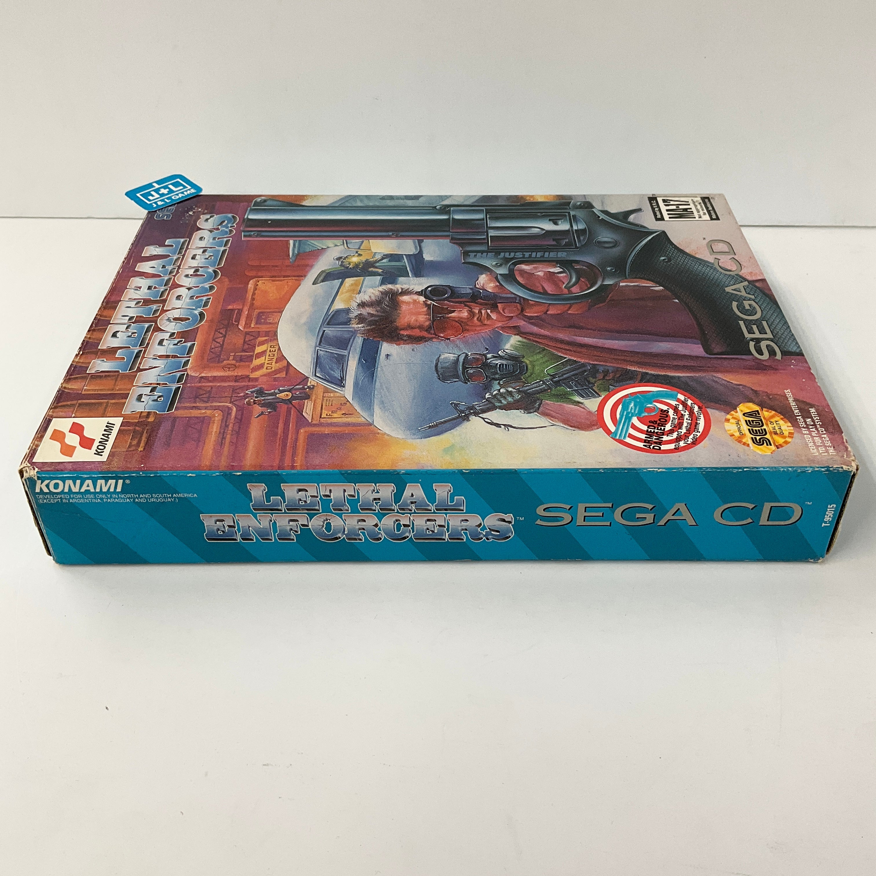 Lethal Enforcers - (SCD) SEGA CD [Pre-Owned] Video Games Konami   