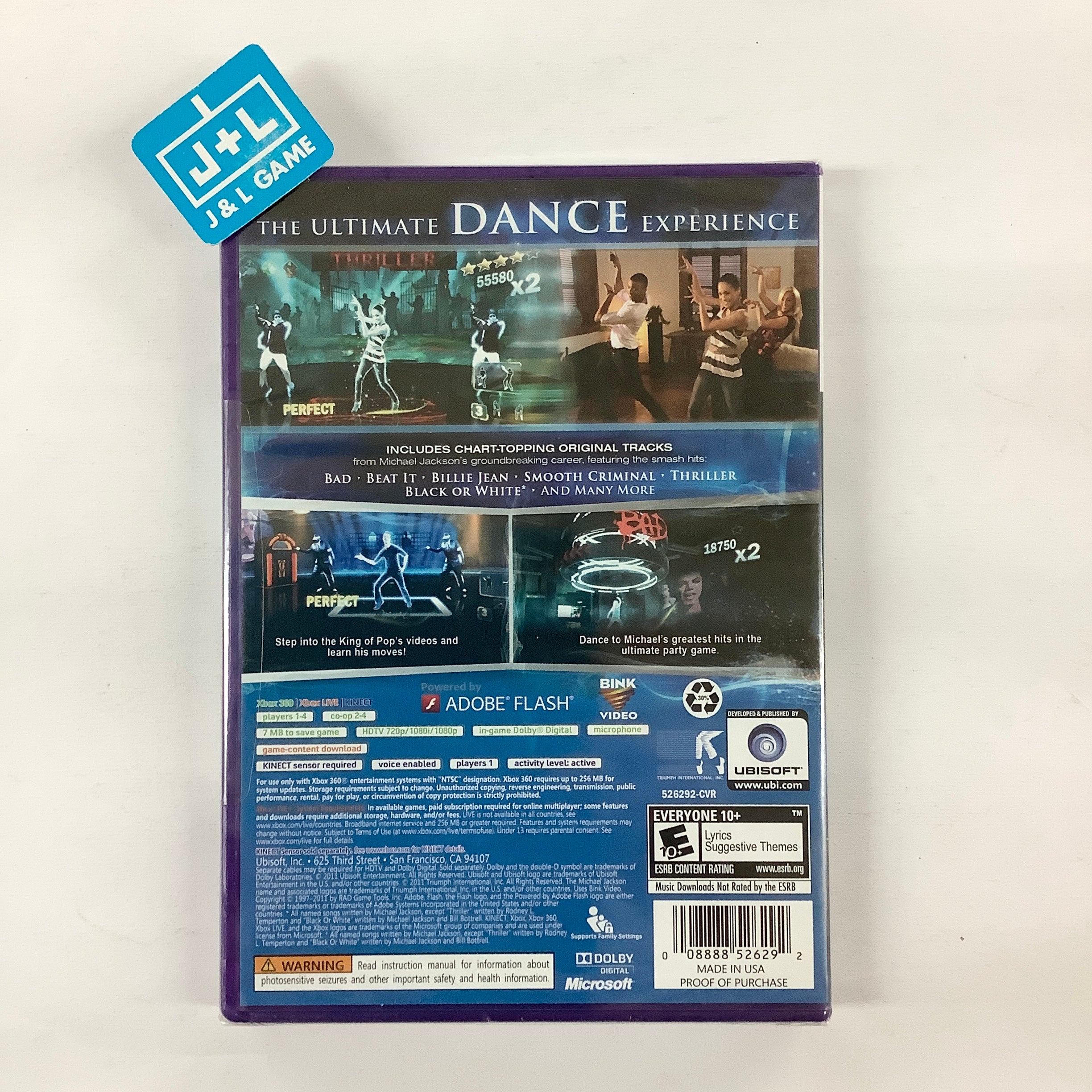 Michael Jackson The Experience (Kinect Required) - Xbox 360 Video Games Ubisoft   